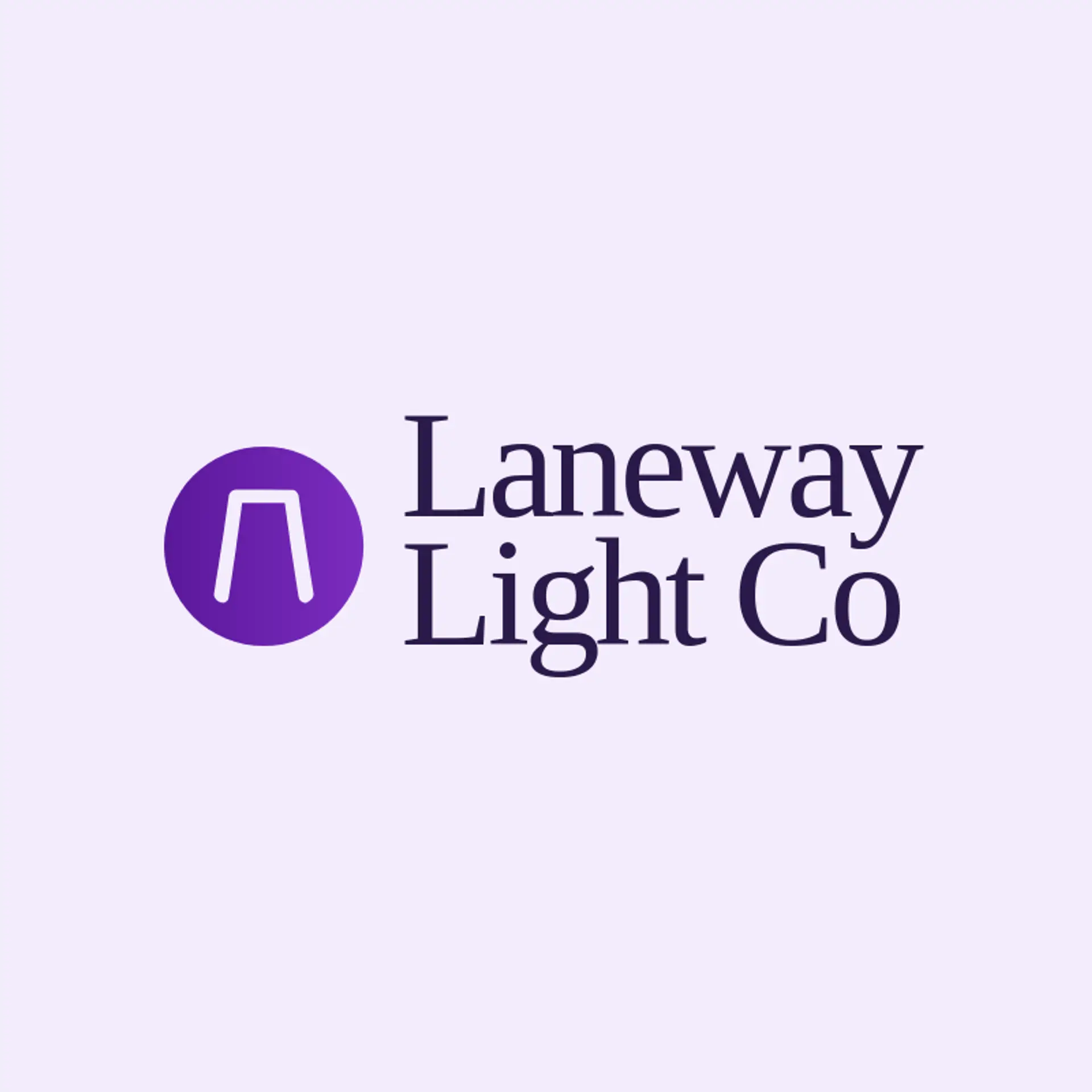Laneway Light Co logo for street
