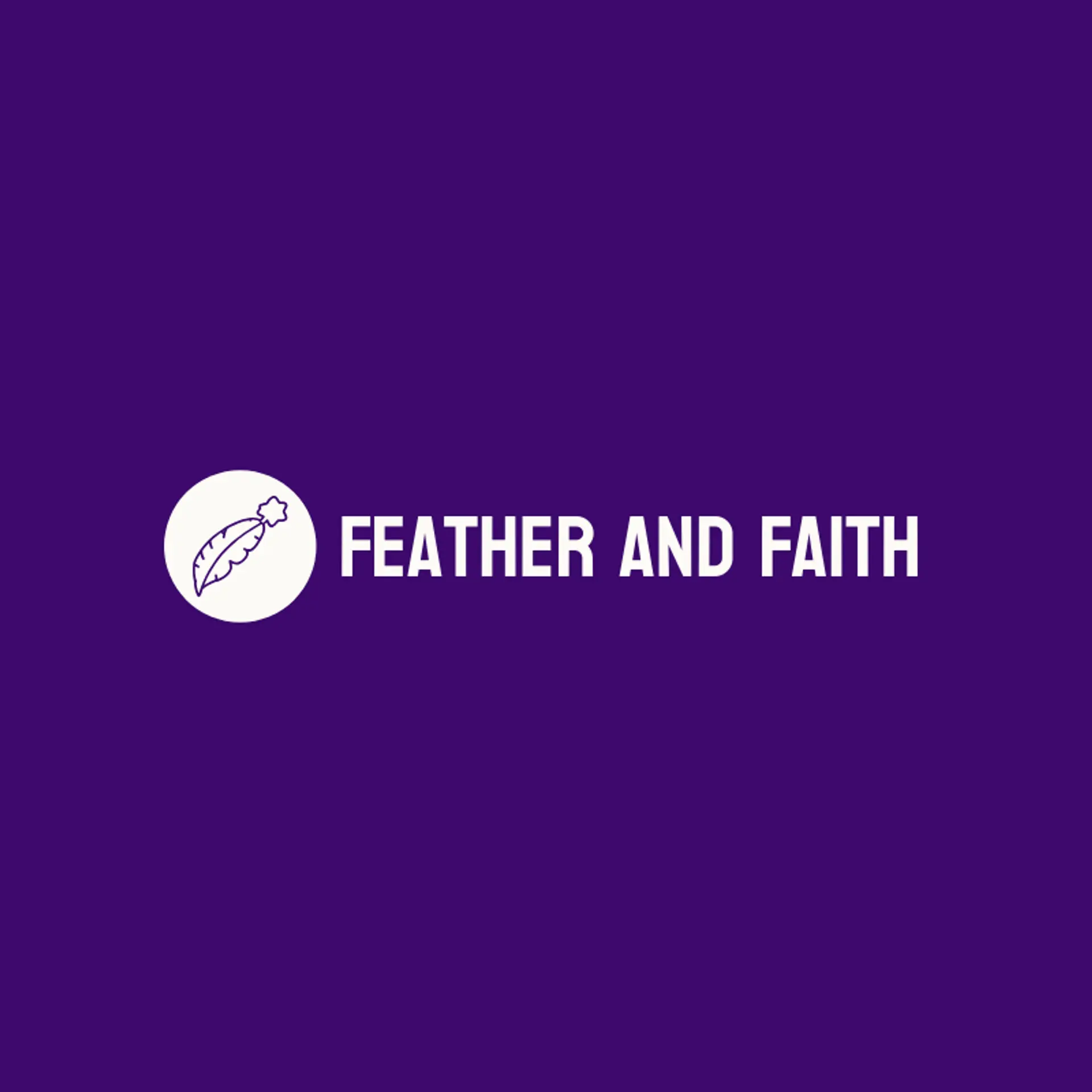 Feather and Faith logo for angel