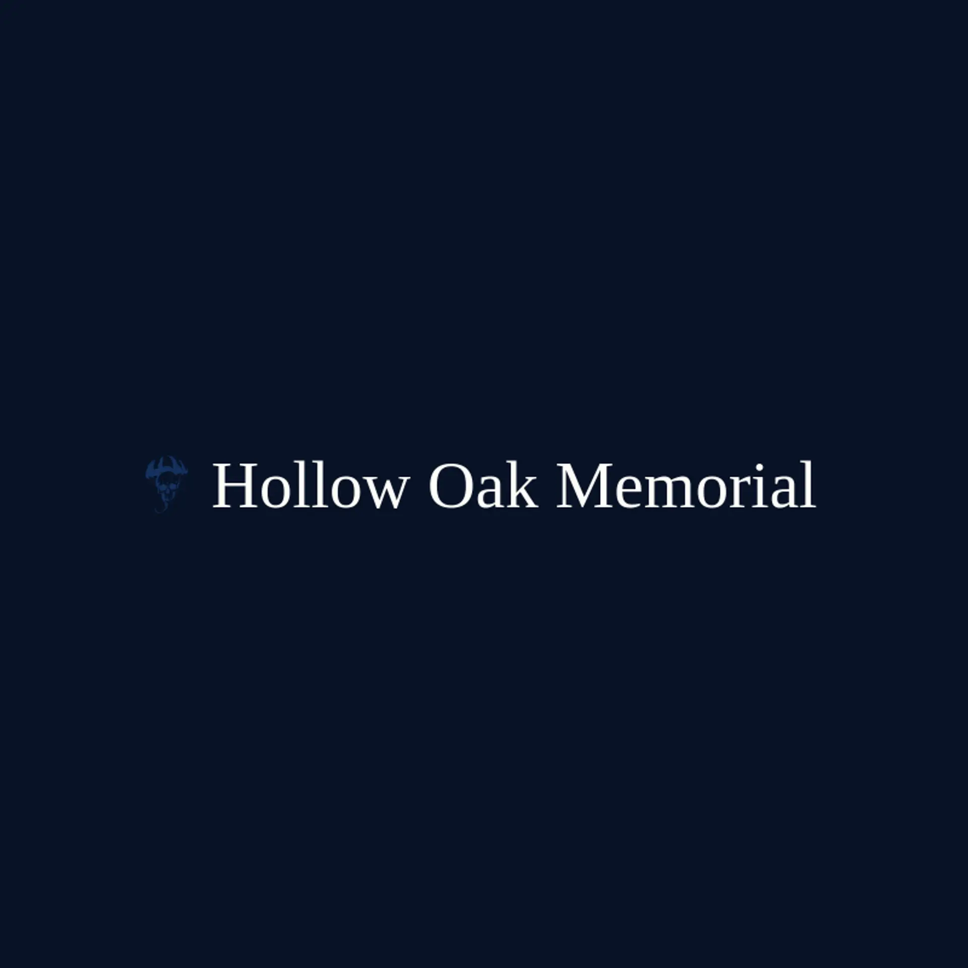 Hollow Oak Memorial logo for Death