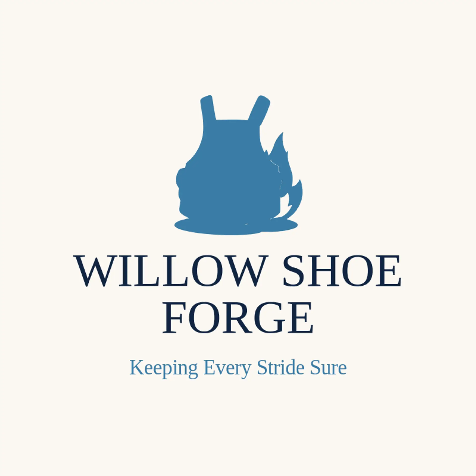 Willow Shoe Forge logo for farrier