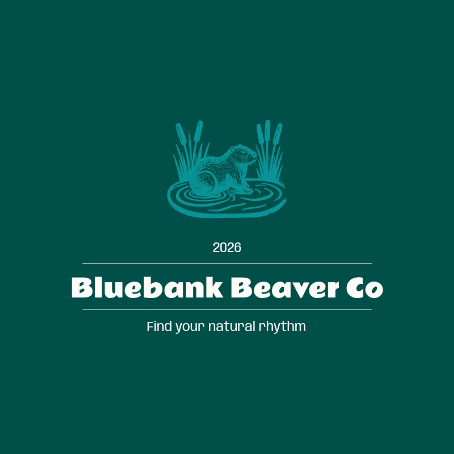 Bluebank Beaver Co logo for beaver