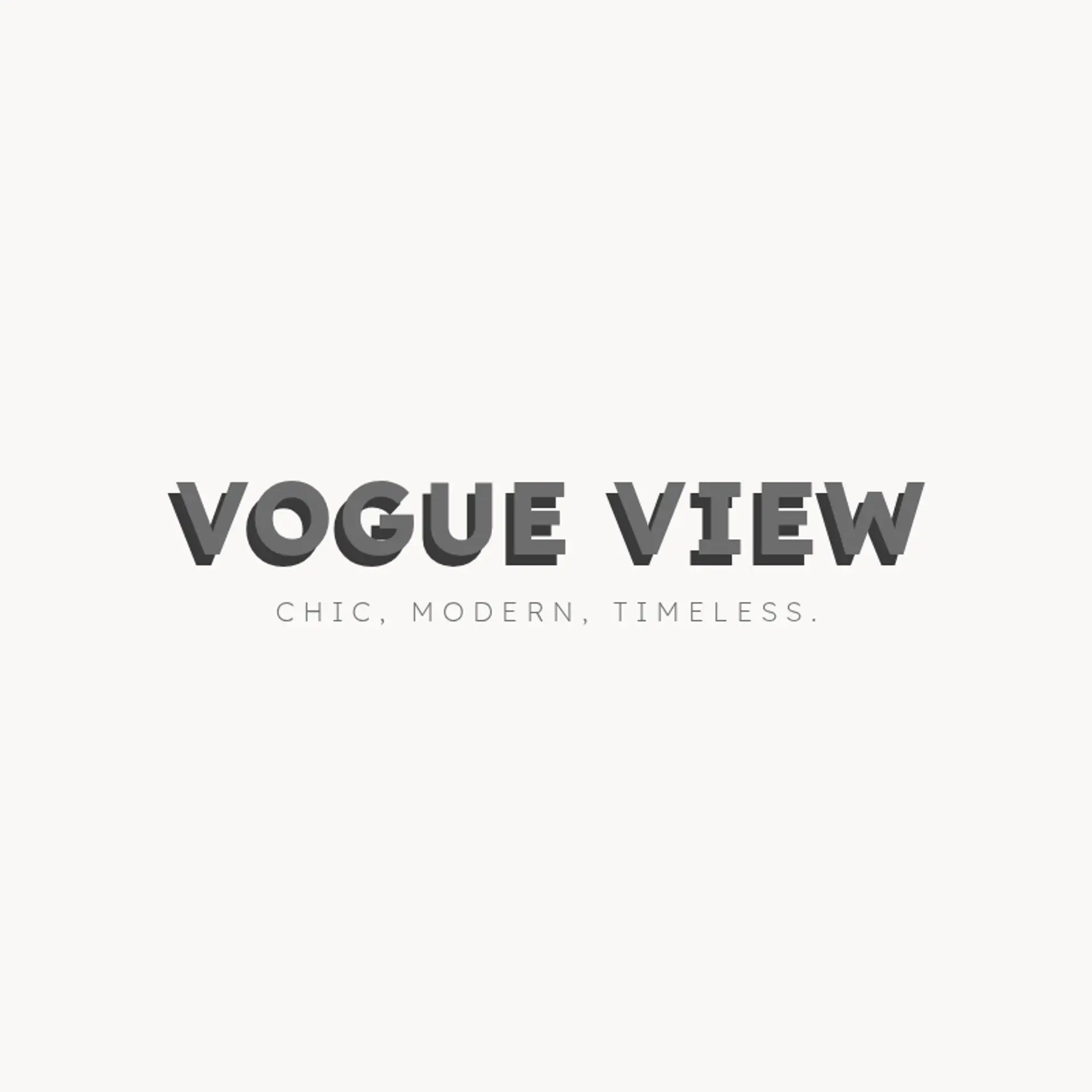 Vogue View logo for fashion wear