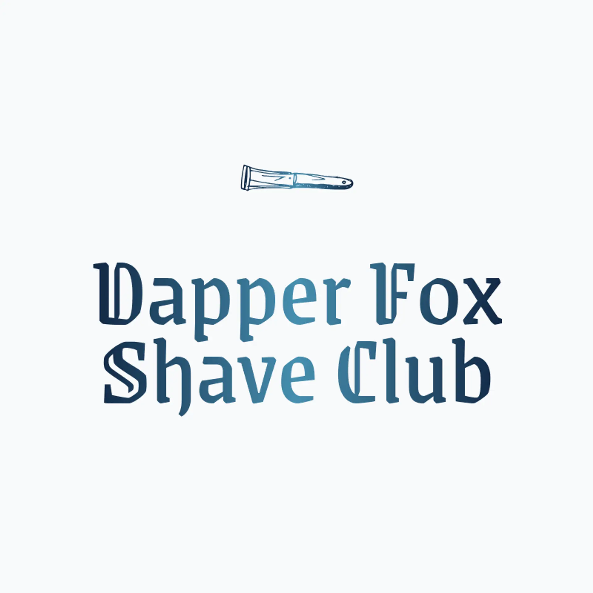 Dapper Fox Shave Club logo for razor