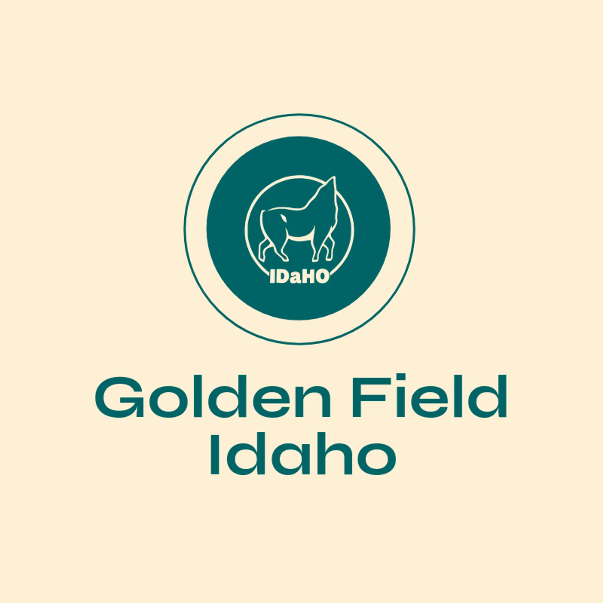 Golden Field Idaho logo for idaho
