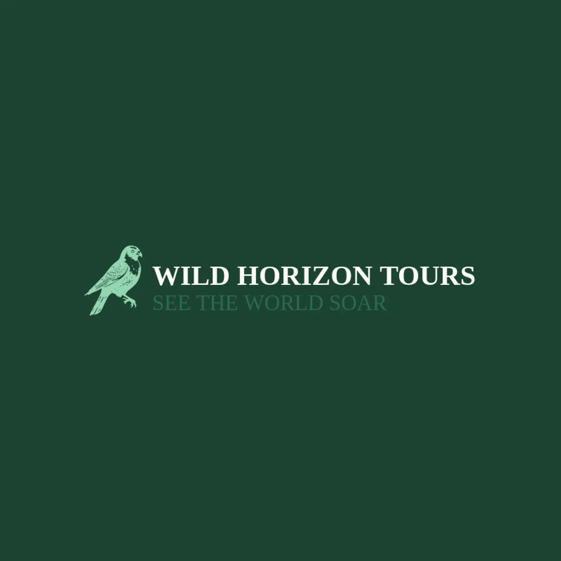 Wild Horizon Tours logo for falcon