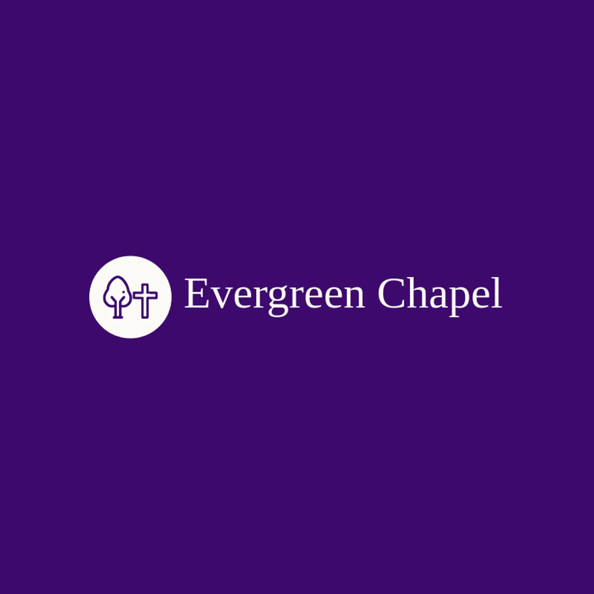 Evergreen Chapel logo for christian