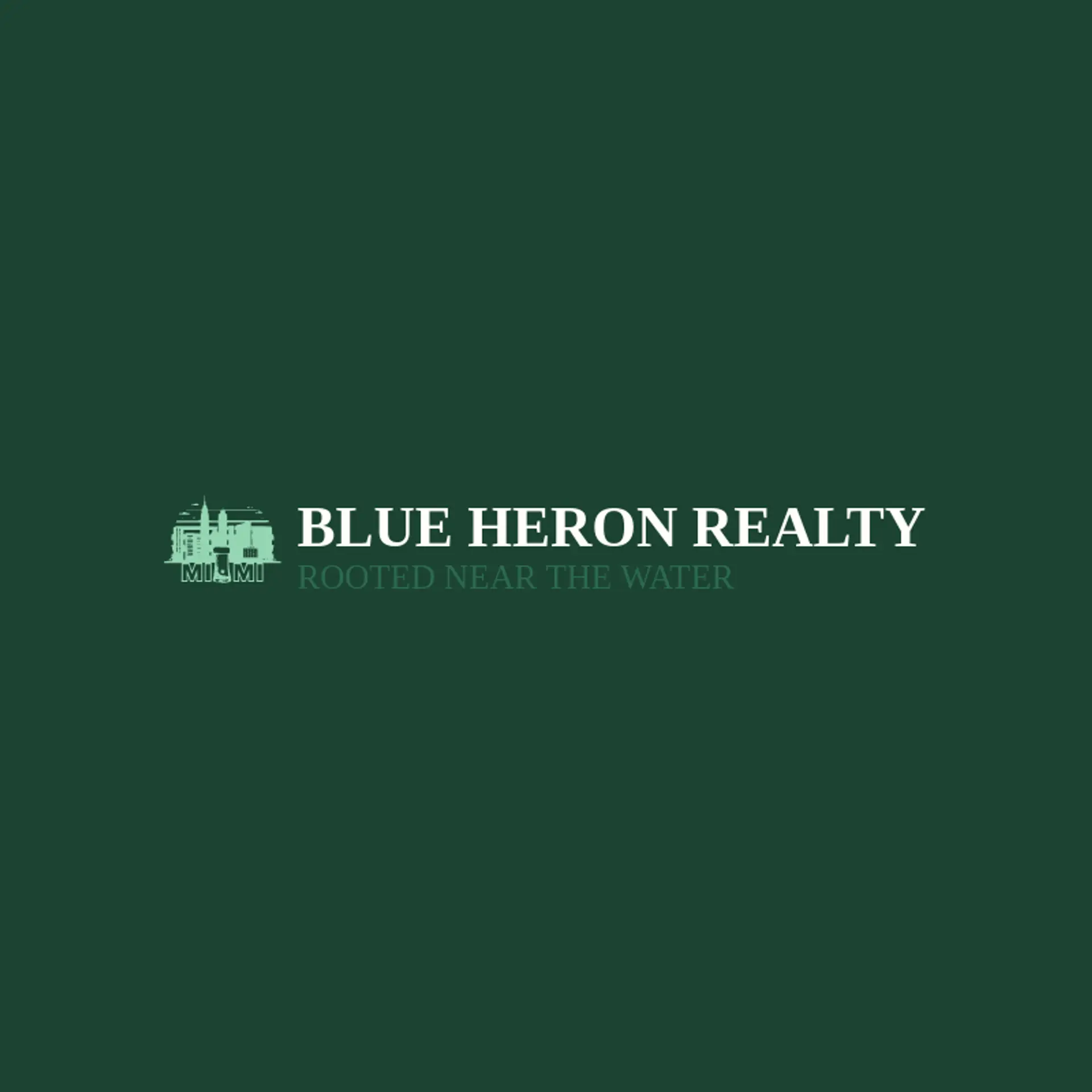 Blue Heron Realty logo for miami