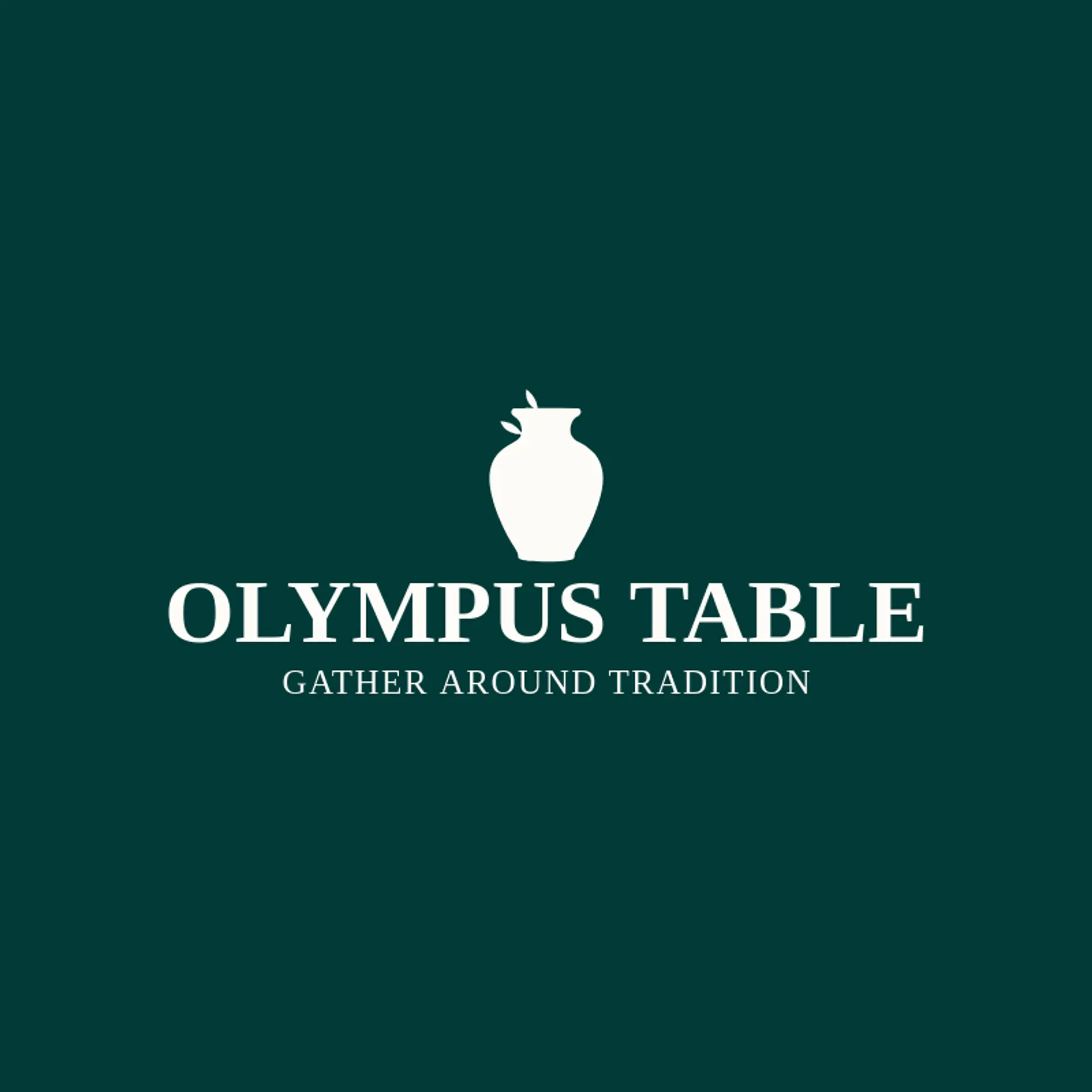 Olympus Table logo for greek