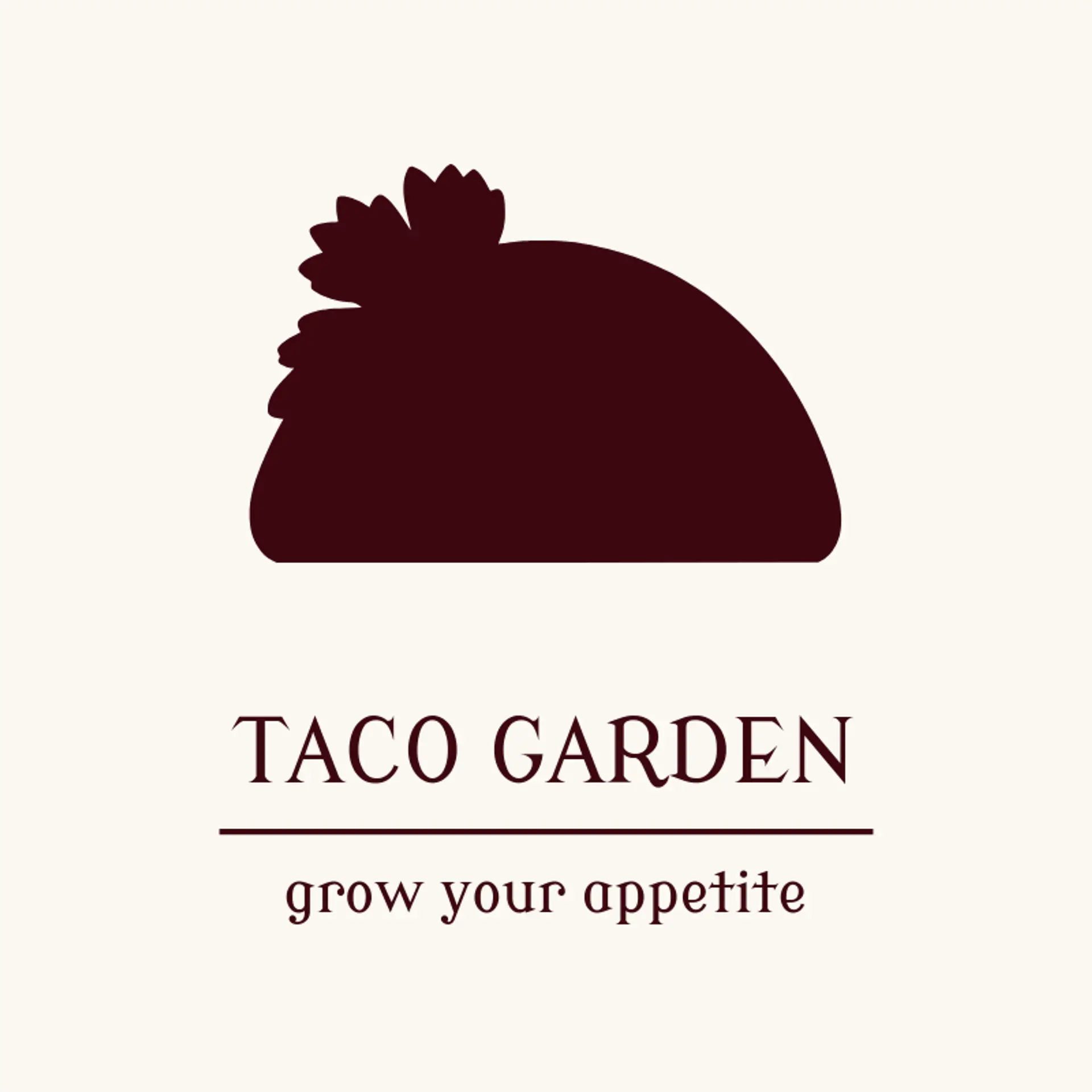 Taco Garden logo for taco