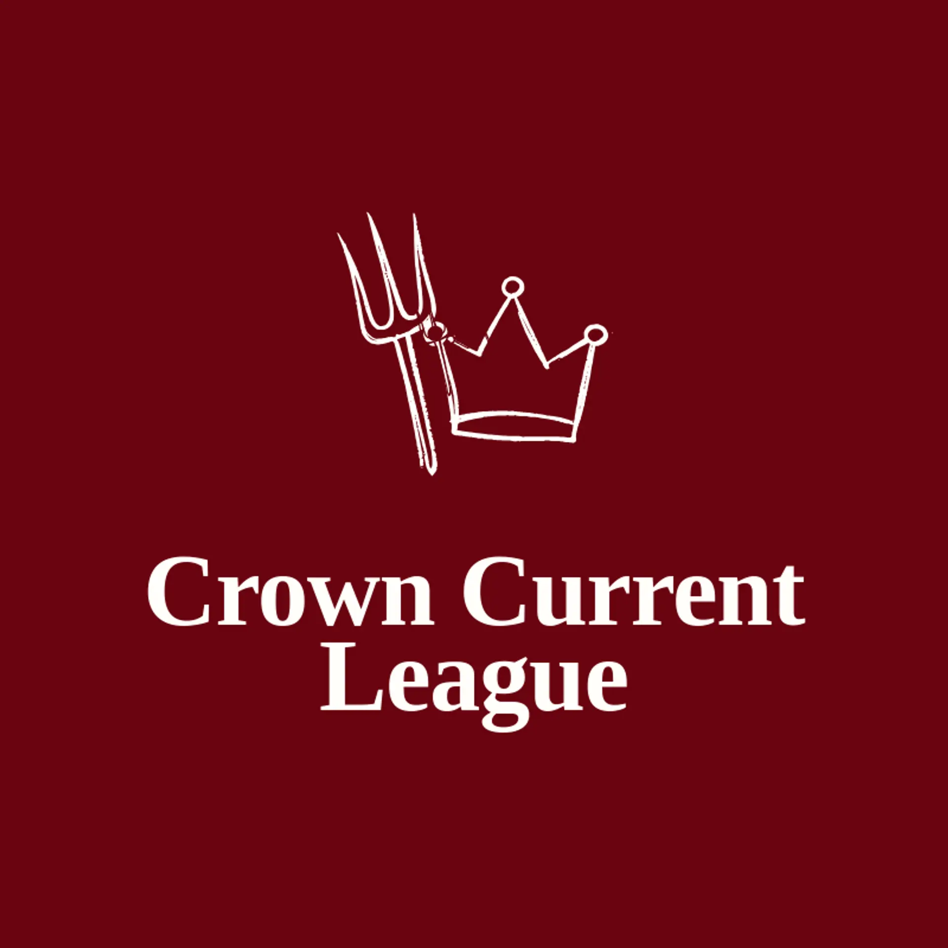 Crown Current League logo for trident