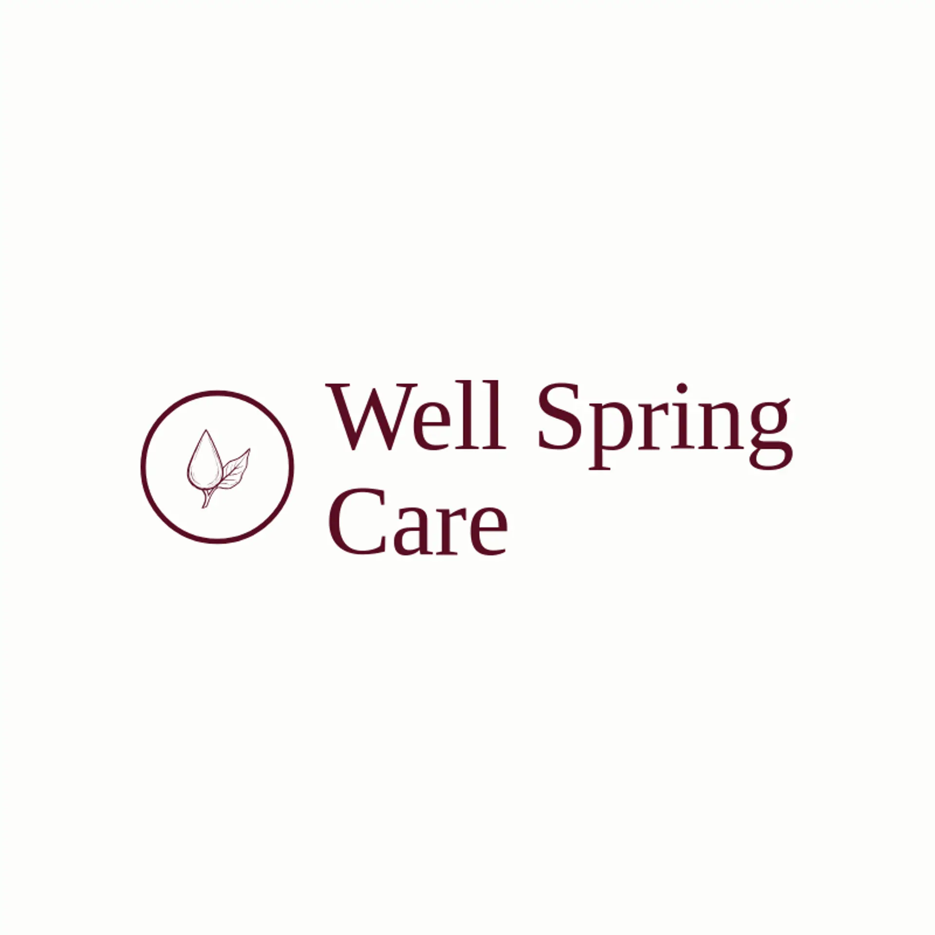 Well Spring Care logo for hand sanitizer