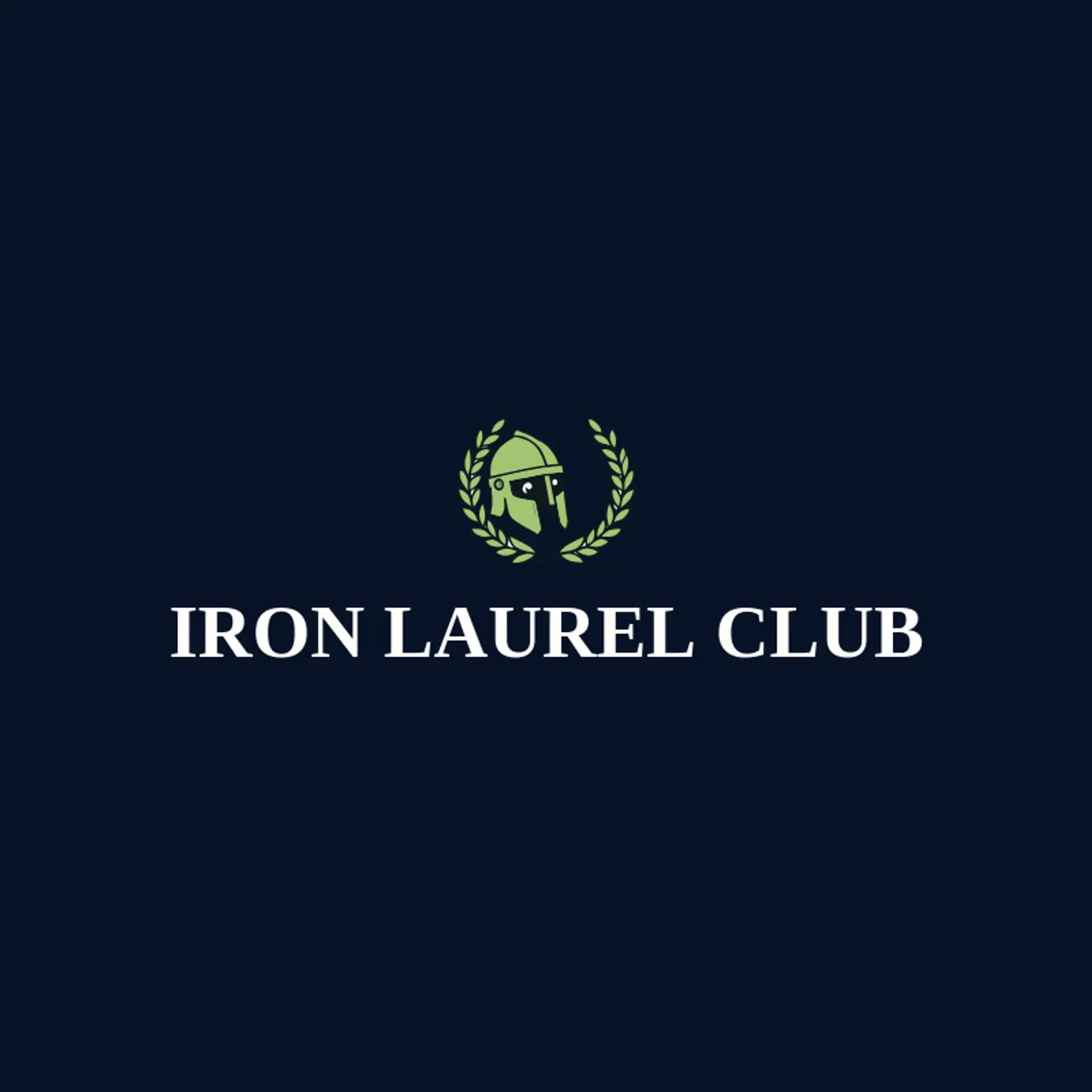 Iron Laurel Club logo for gladiator