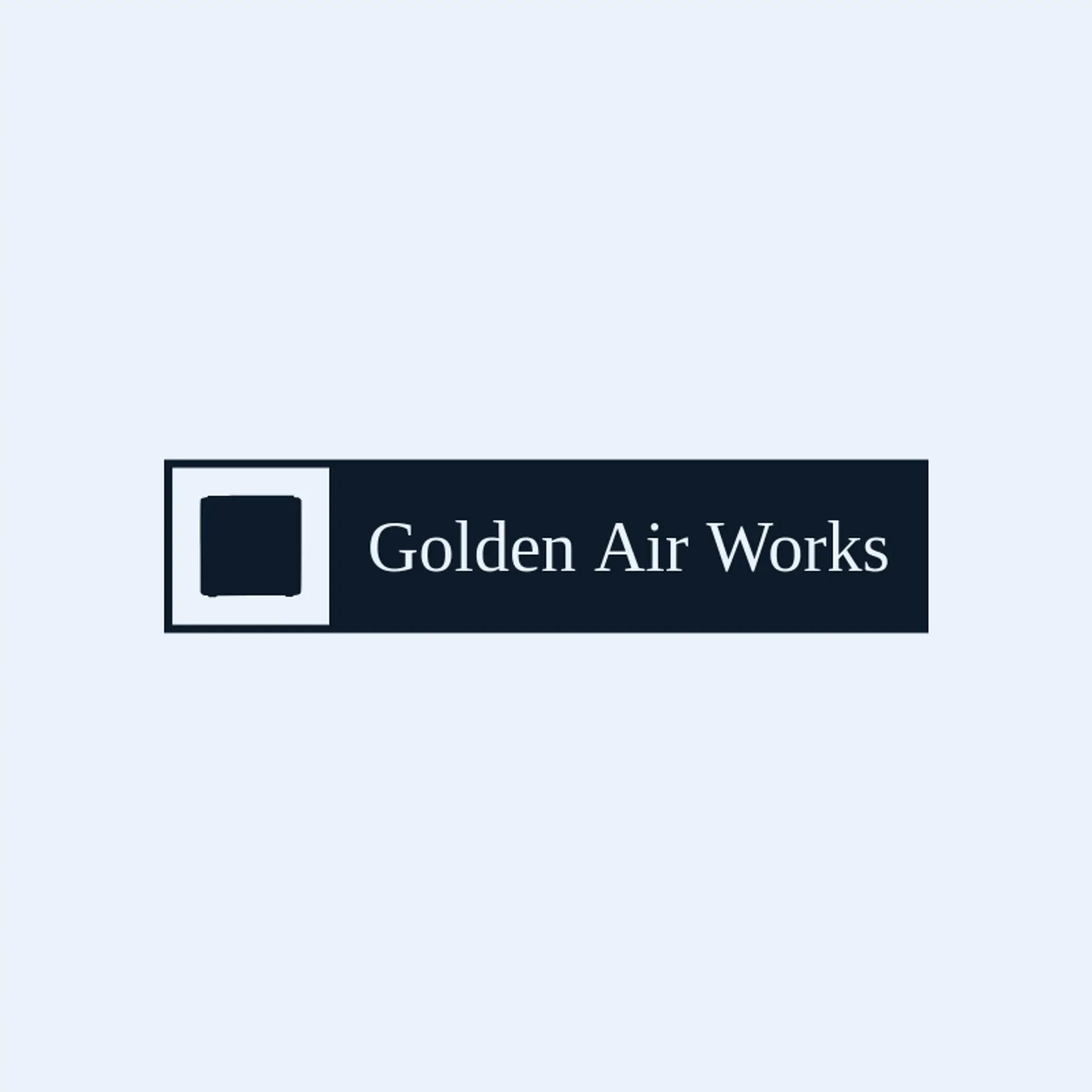 Golden Air Works logo for air conditioning