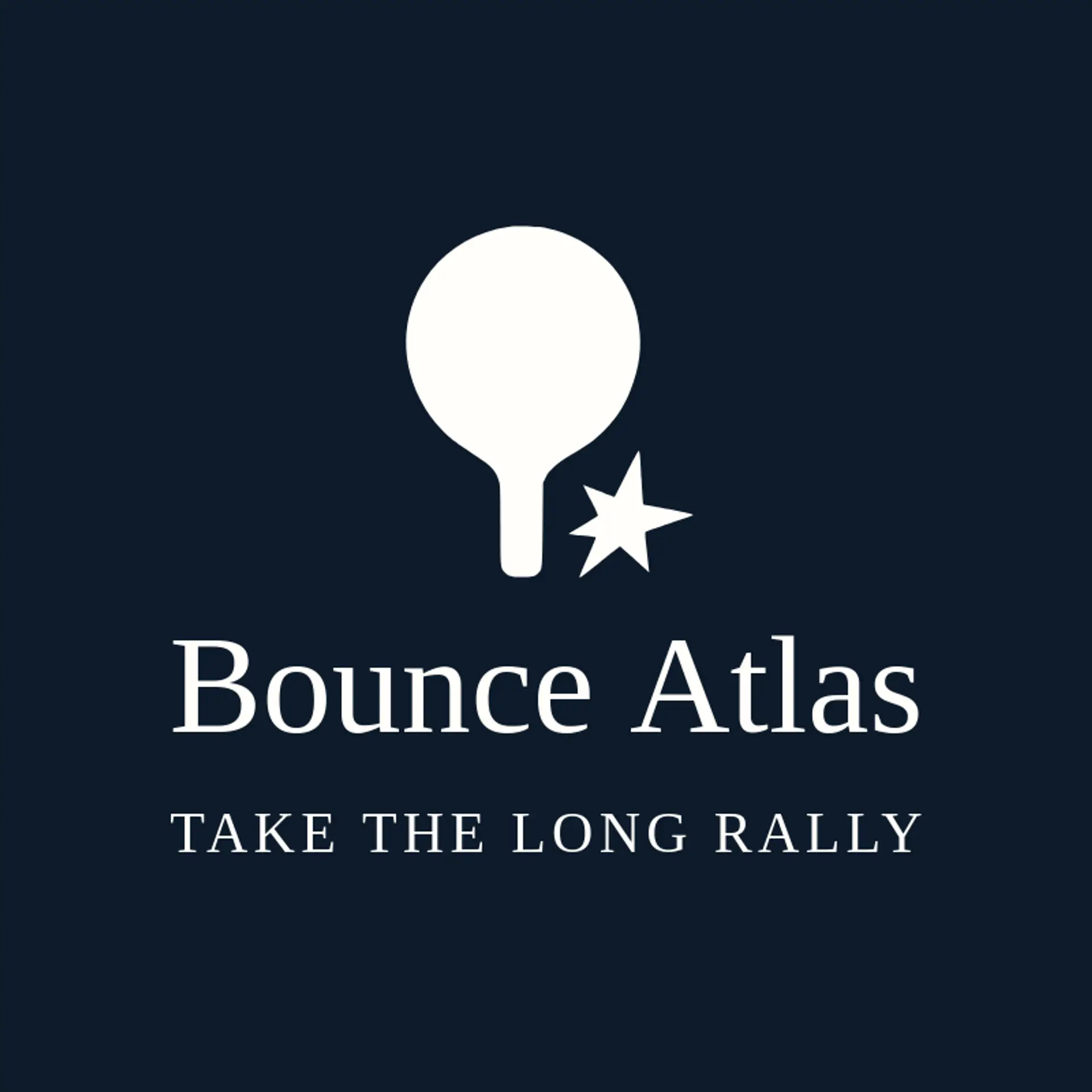 Bounce Atlas logo for ping pong