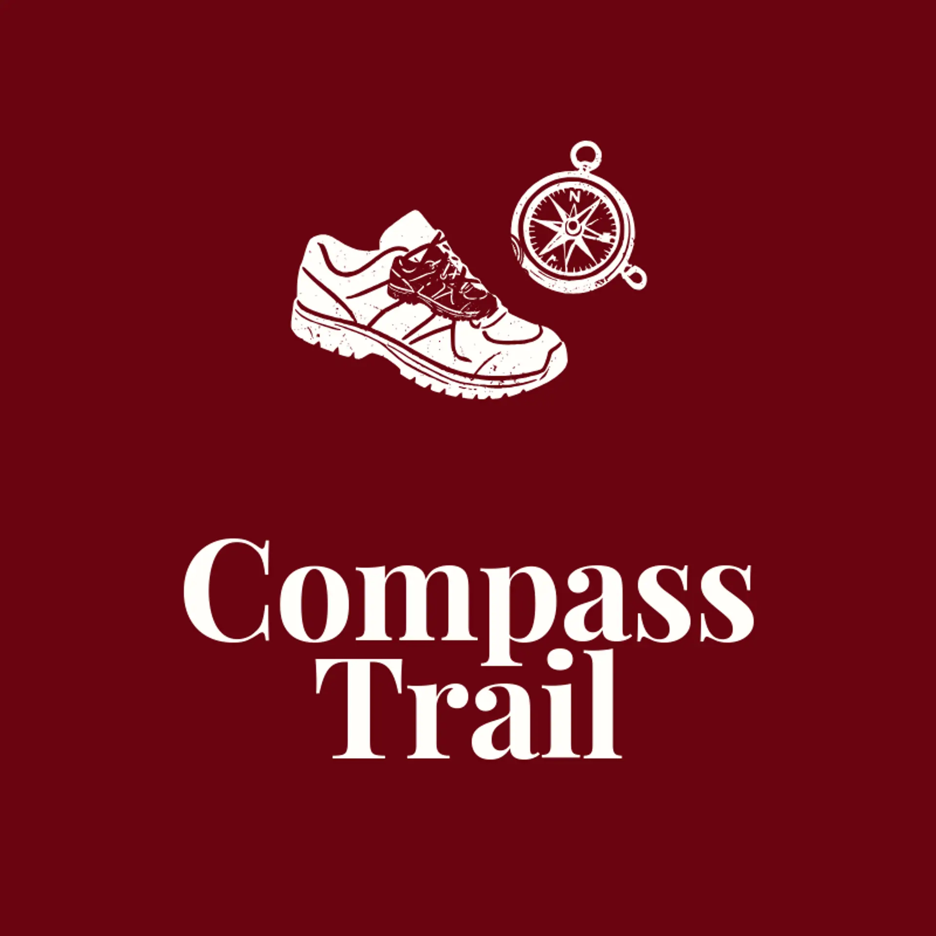 Compass Trail logo for shoes