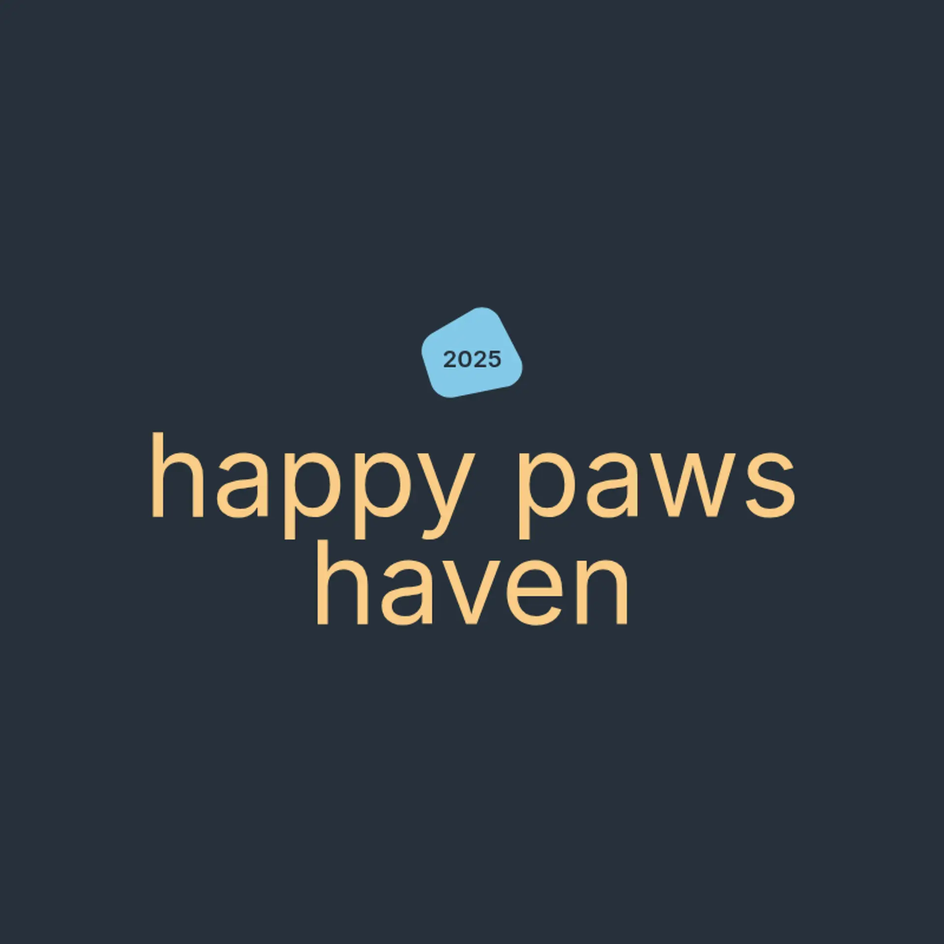 Happy Paws Haven logo for pet care