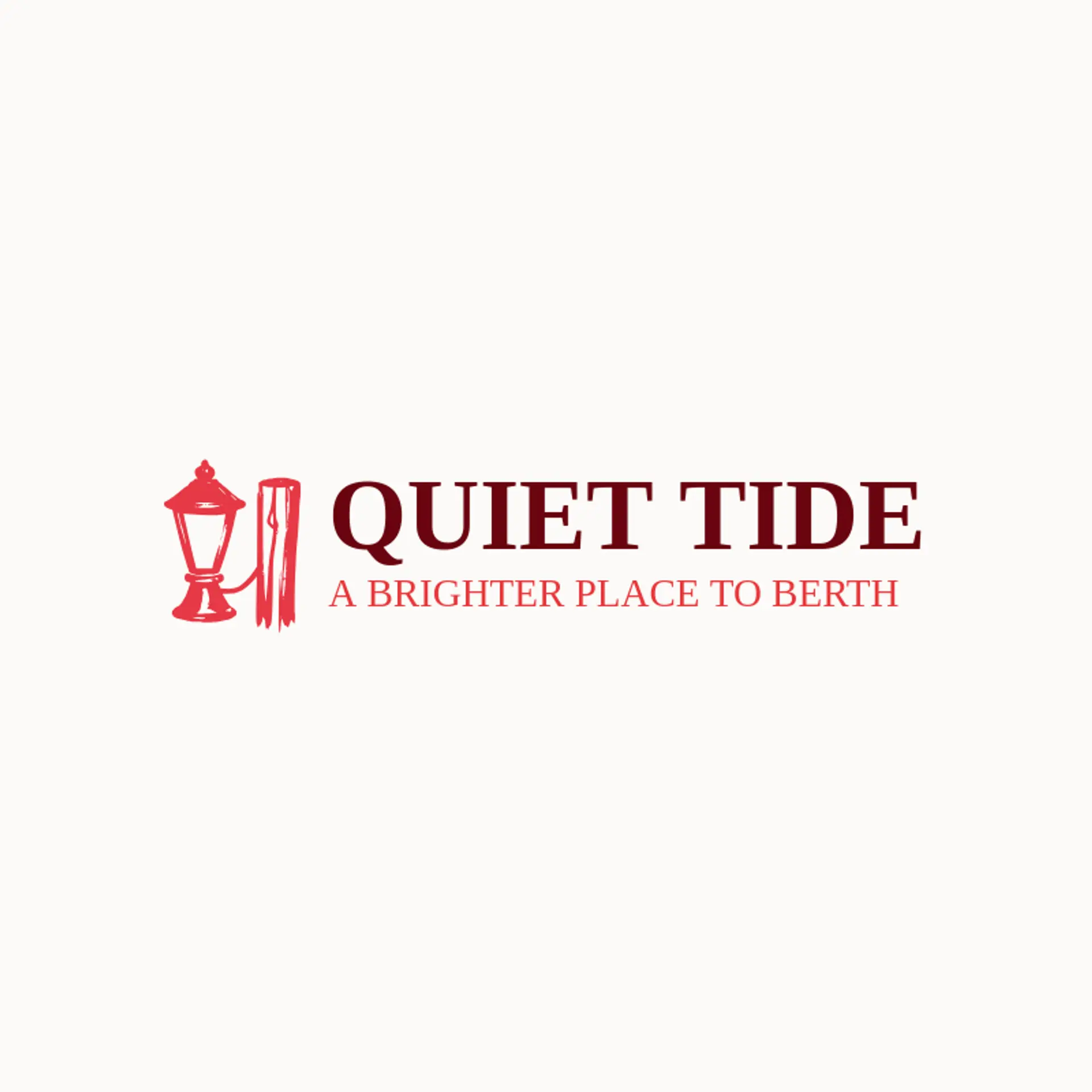 Quiet Tide logo for marina