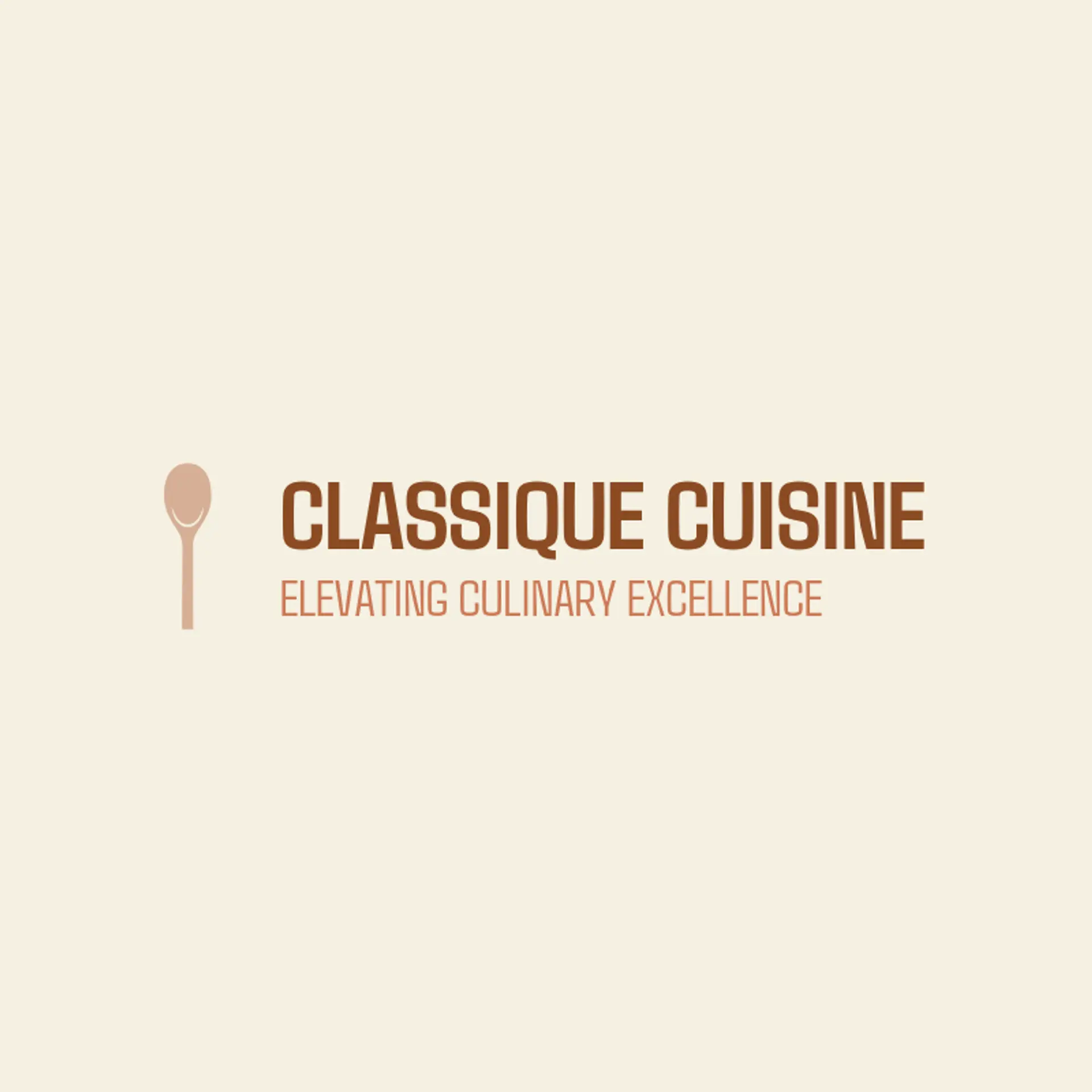 Classique Cuisine logo for fine dining restaurant