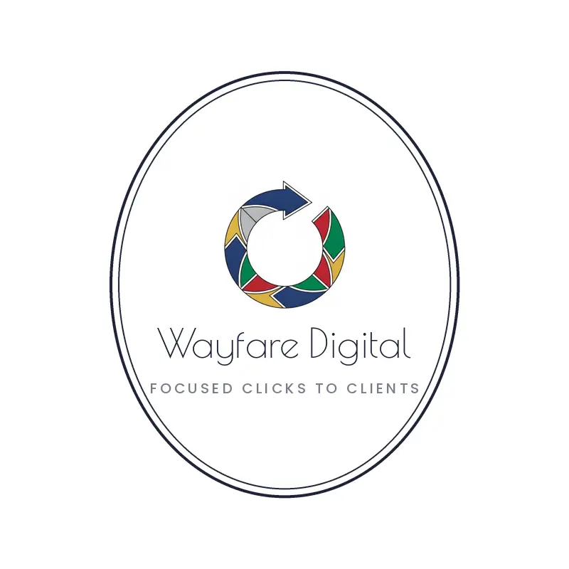 An arrow looped into a renewal cycle, a modern digital marketing logo in a deco style