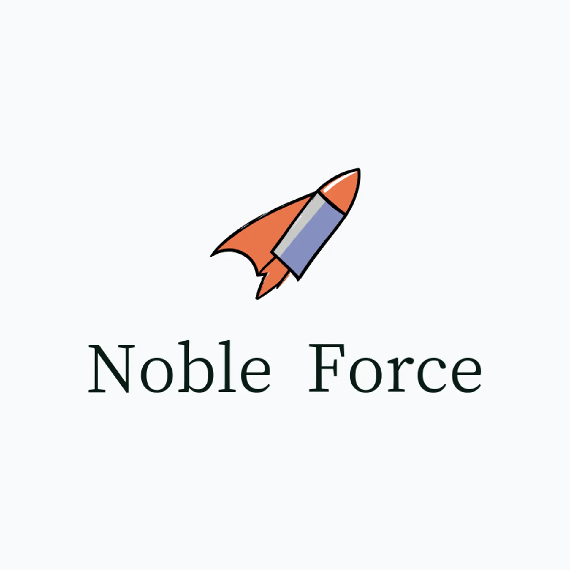 Noble Force logo for superhero
