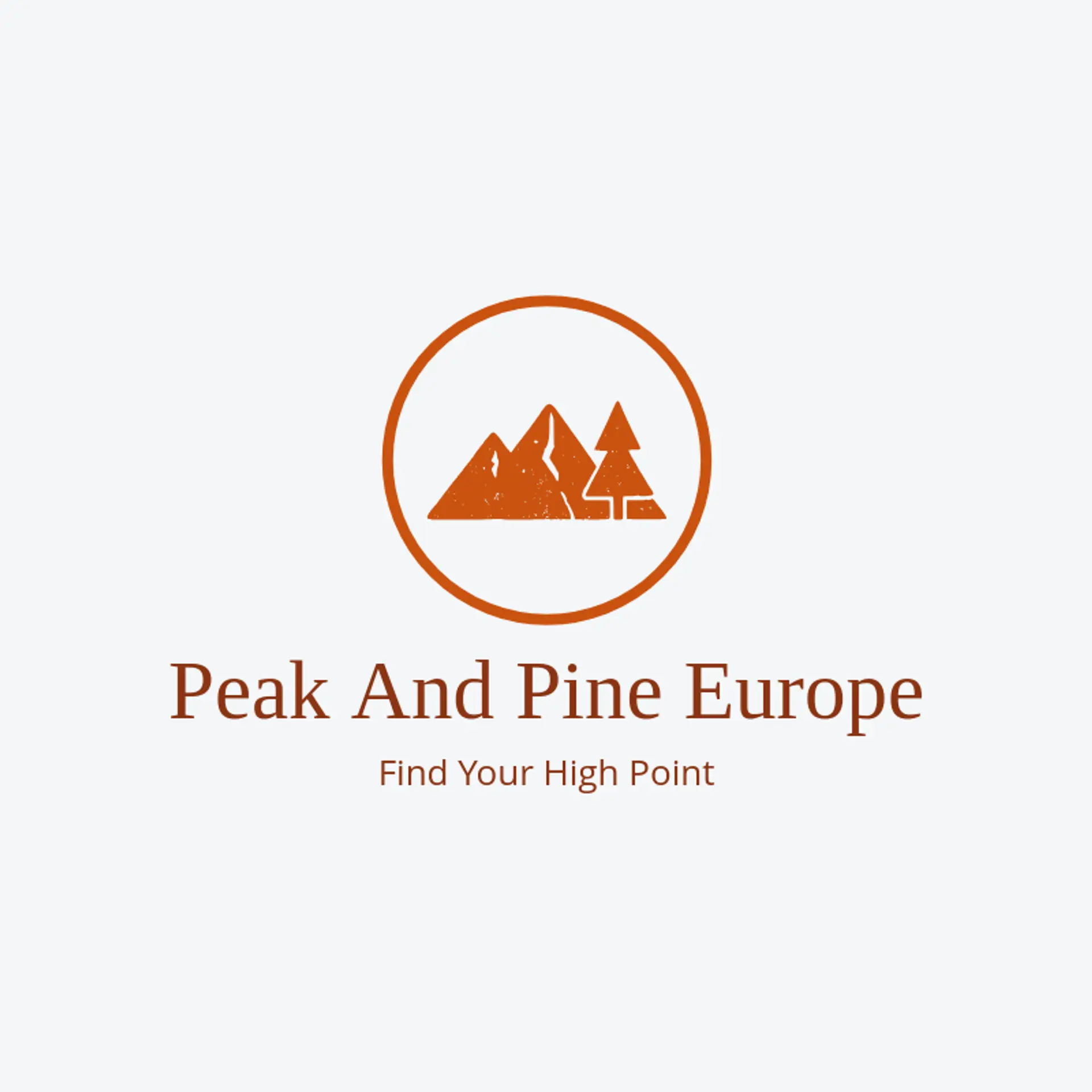 Peak And Pine Europe logo for europe