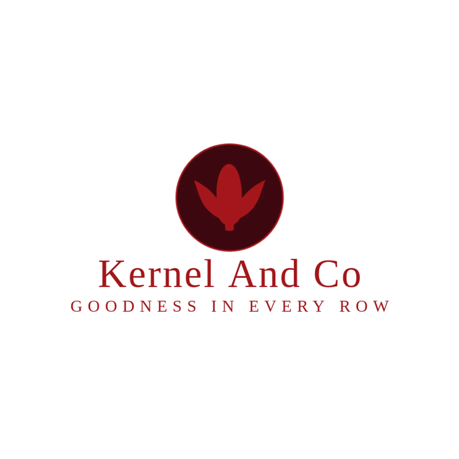 Kernel and Co logo for corn