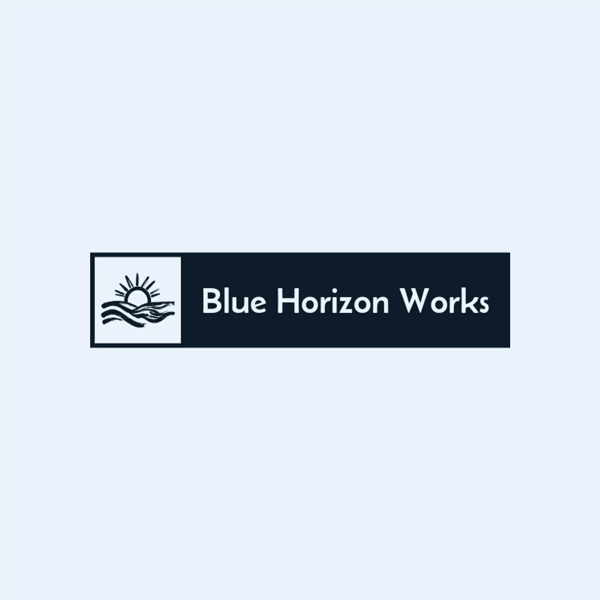 Blue Horizon Works logo for waves