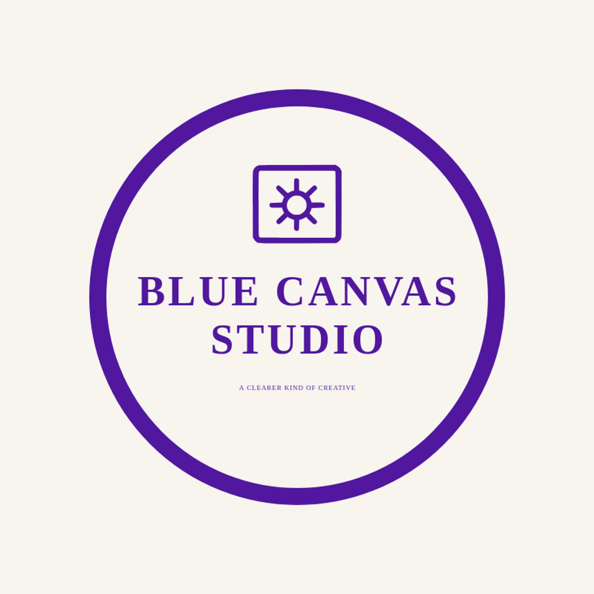 Blue Canvas Studio logo for agency
