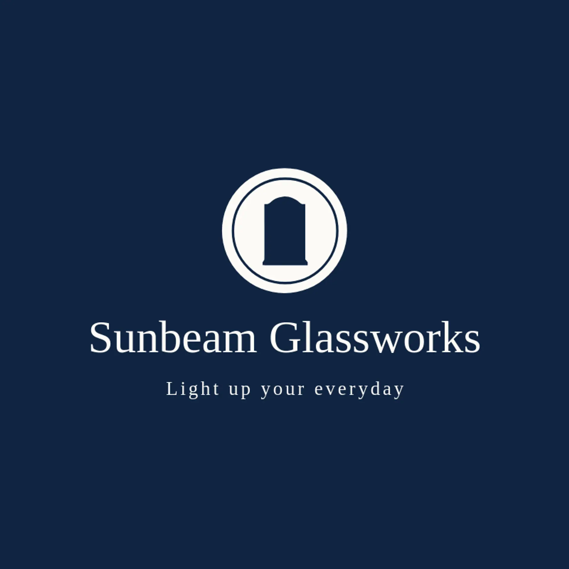 Sunbeam Glassworks logo for mirror