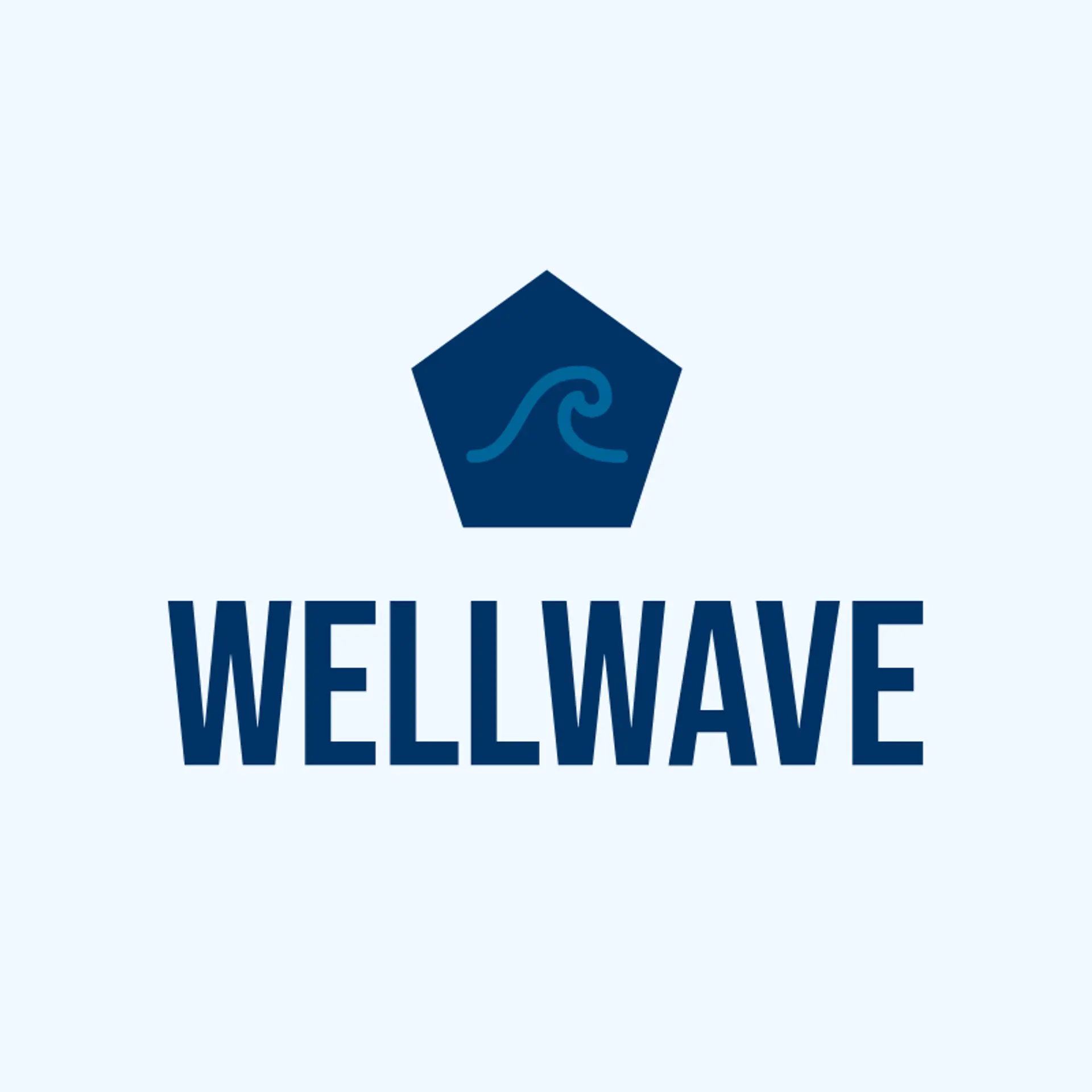 WellWave logo for fitness app