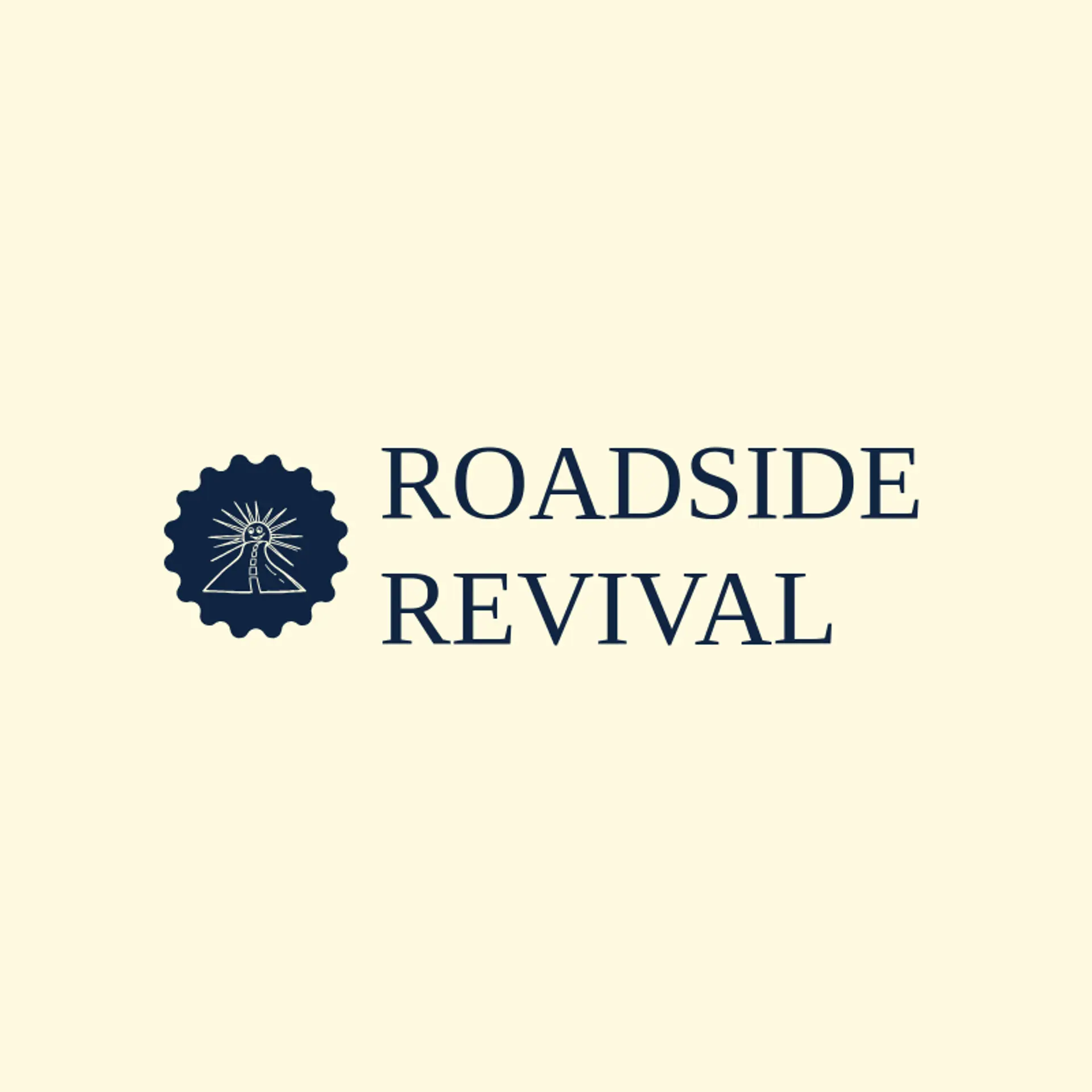 Roadside Revival logo for street