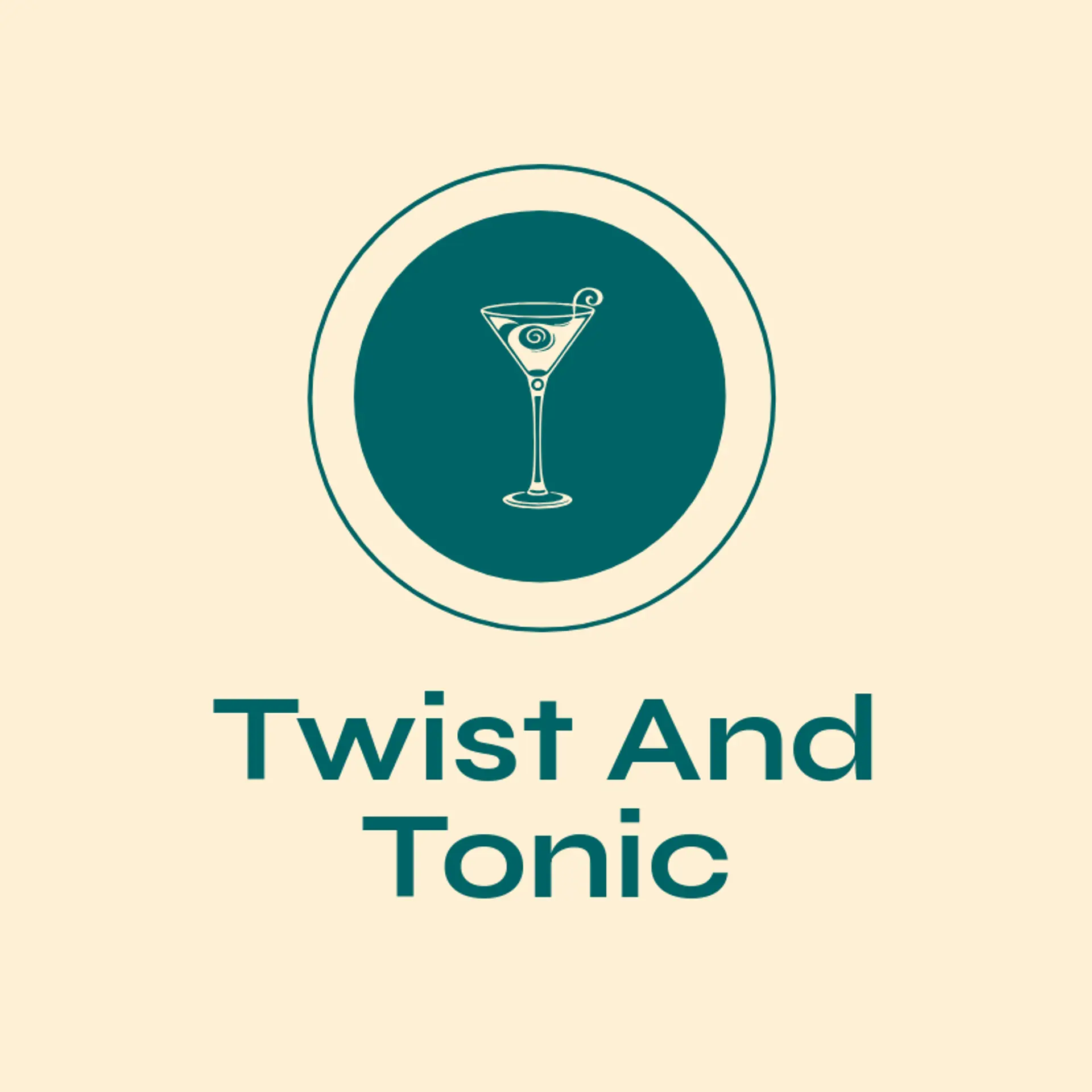 Twist and Tonic logo for martini