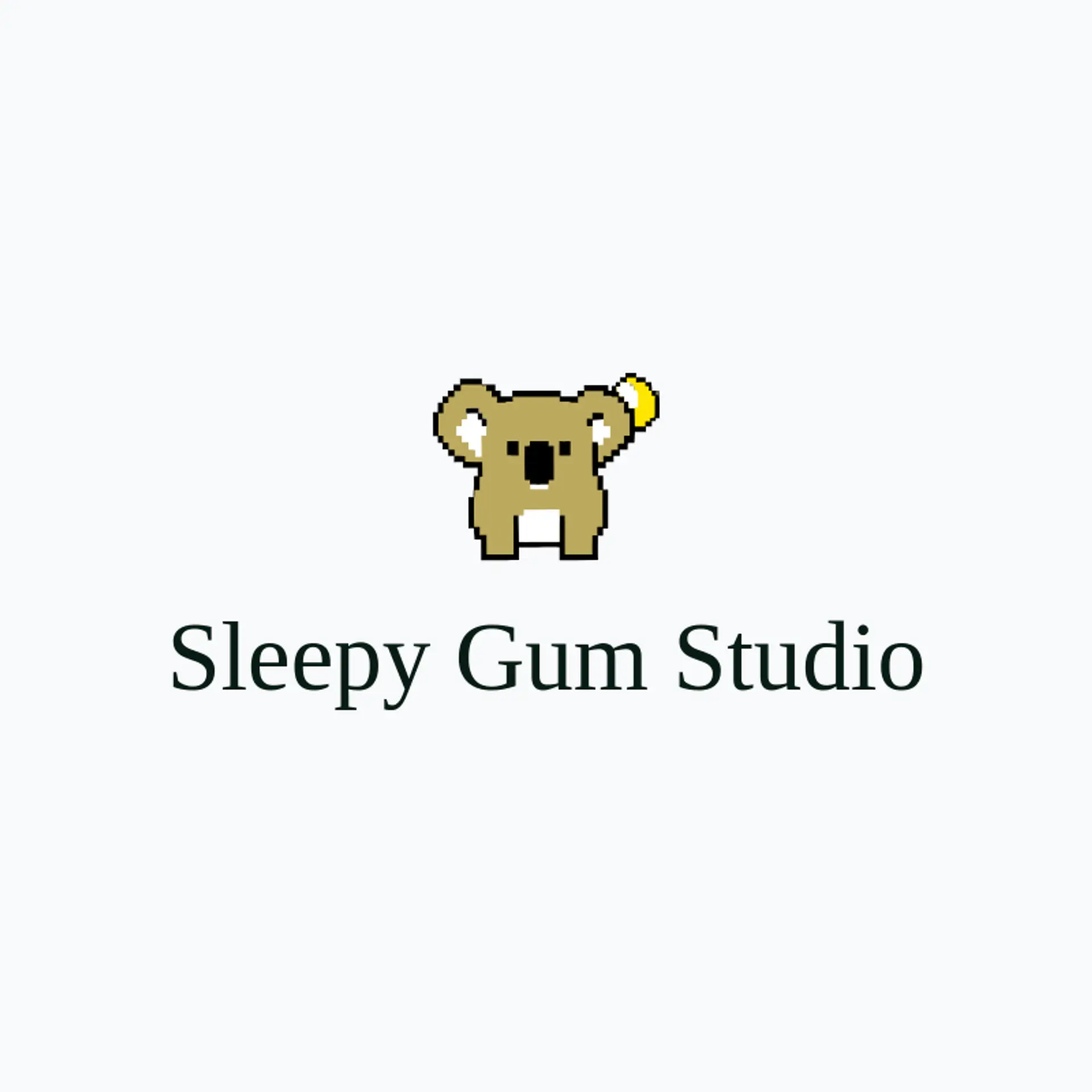 Sleepy Gum Studio logo for koala