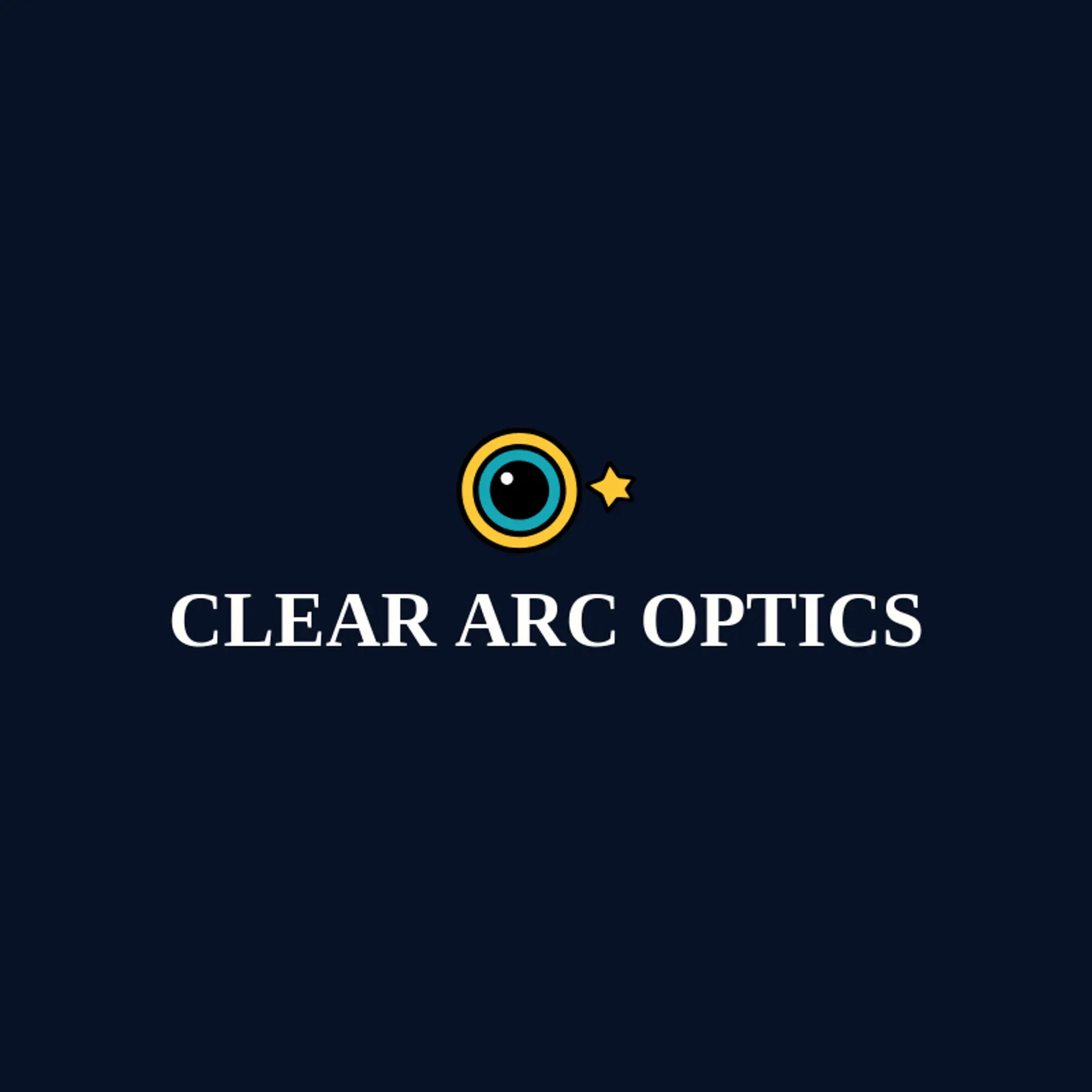Clear Arc Optics logo for lens