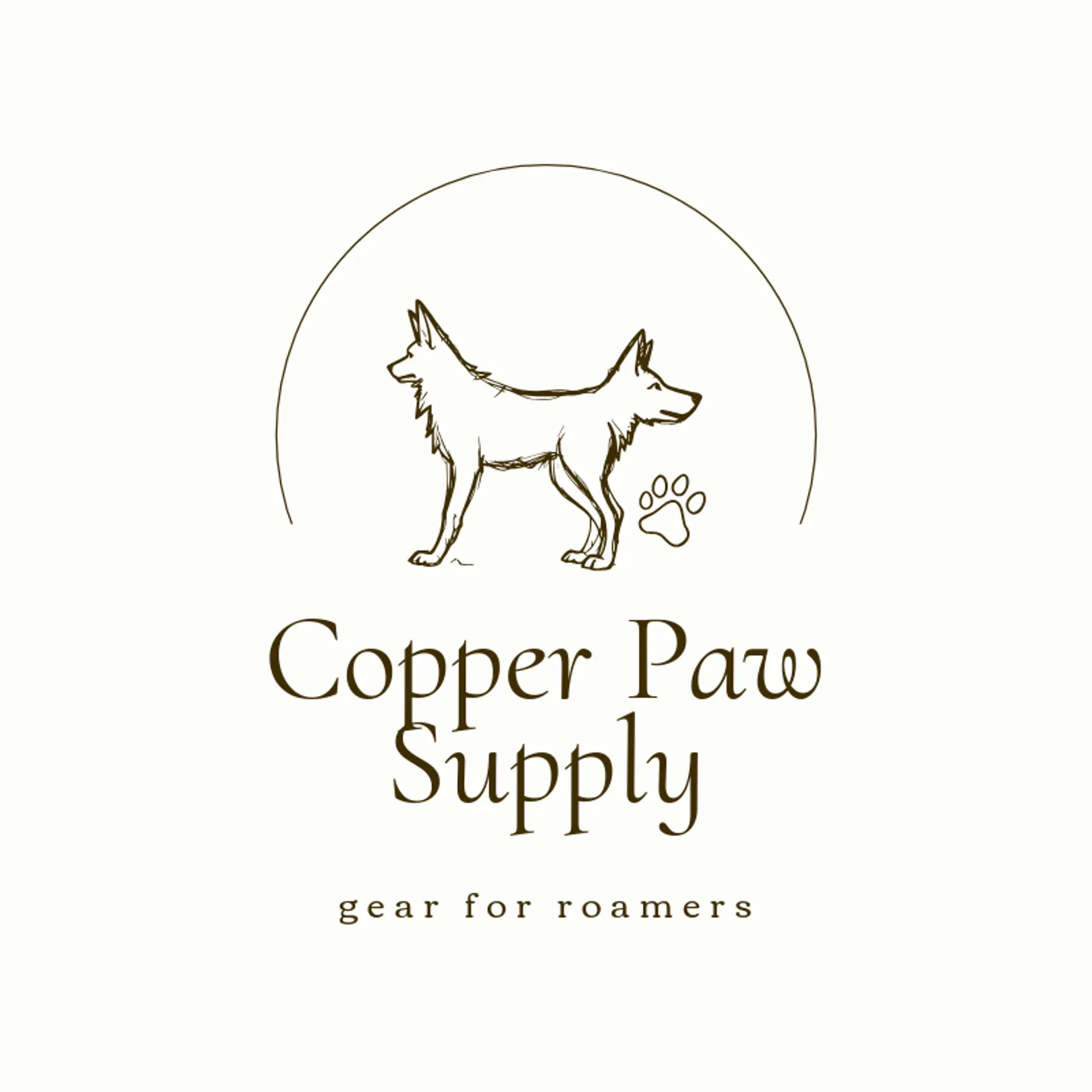 Copper Paw Supply logo for coyote