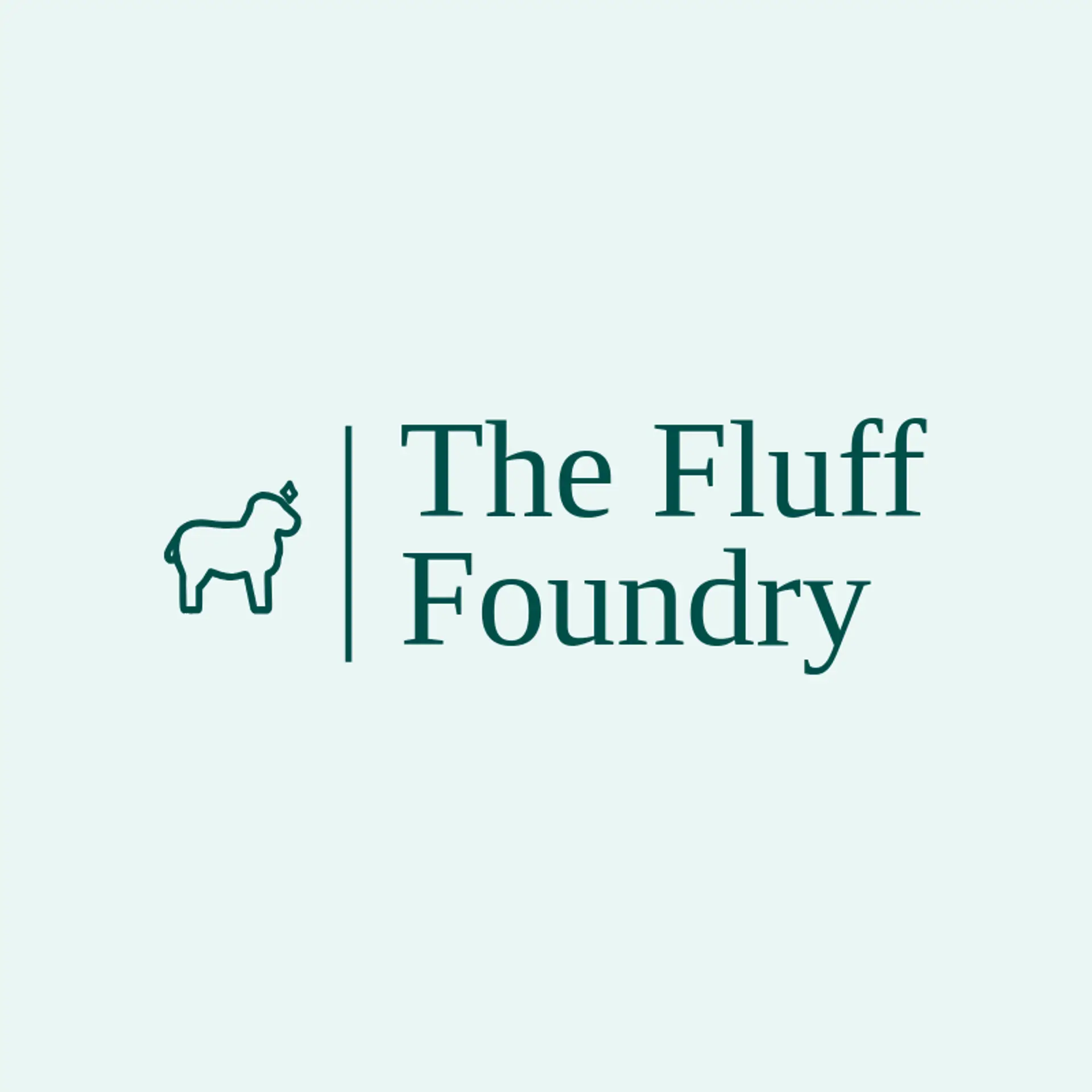 The Fluff Foundry logo for dog grooming