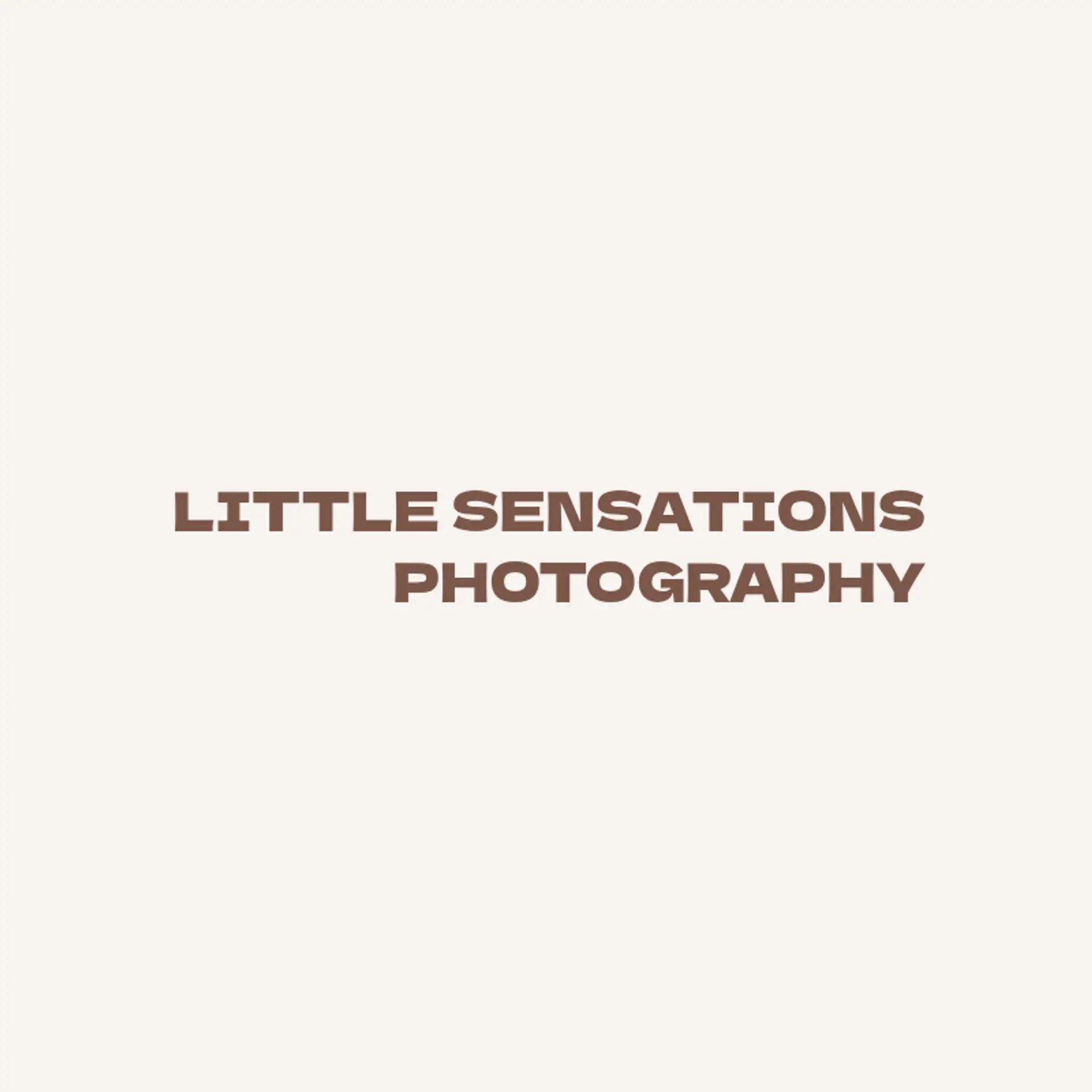 Little Sensations Photography logo for newborn photography
