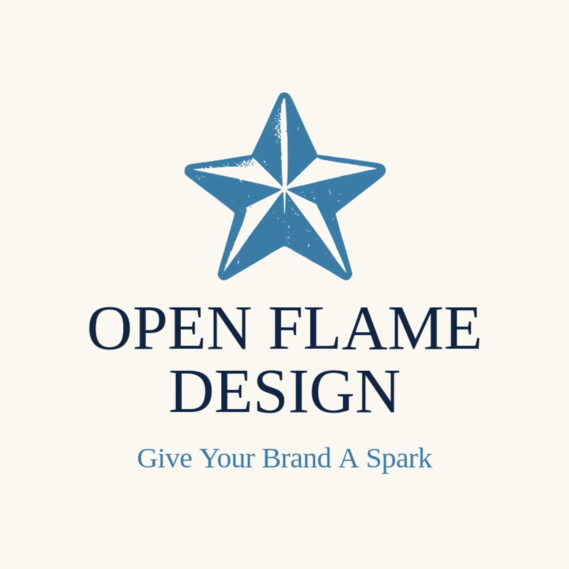 Open Flame Design logo for flare