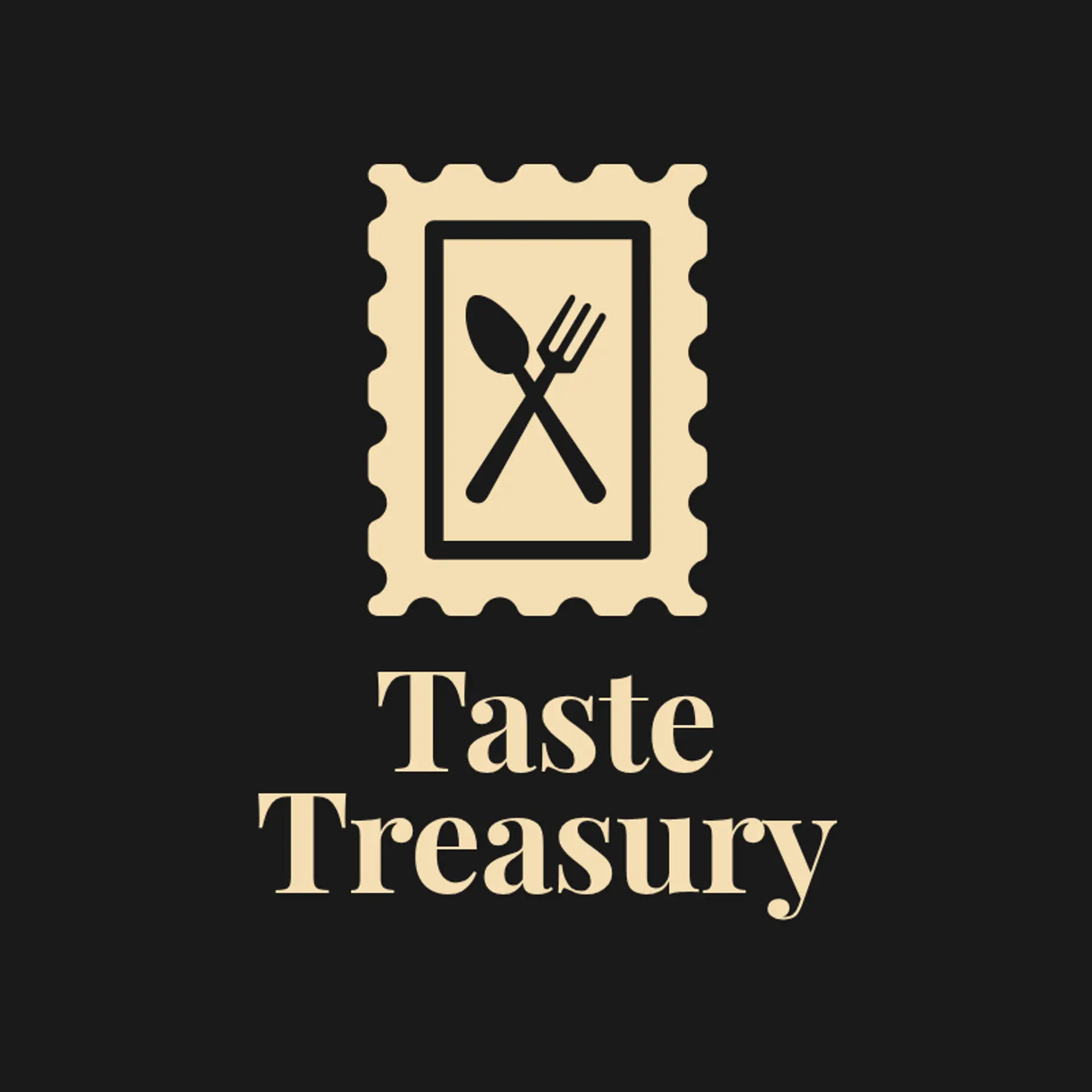 Taste Treasury logo for fine dining restaurant