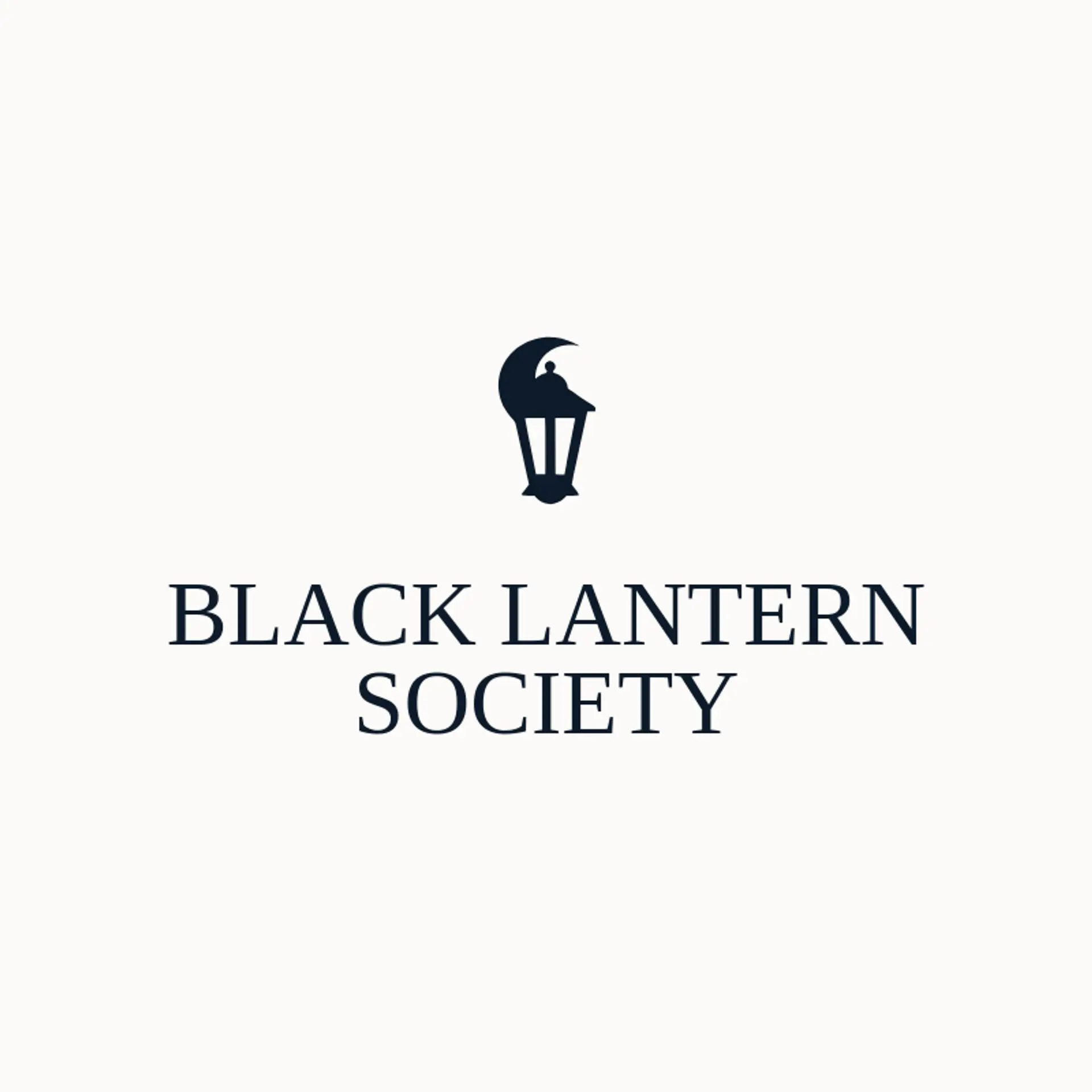 Black Lantern Society logo for gothic