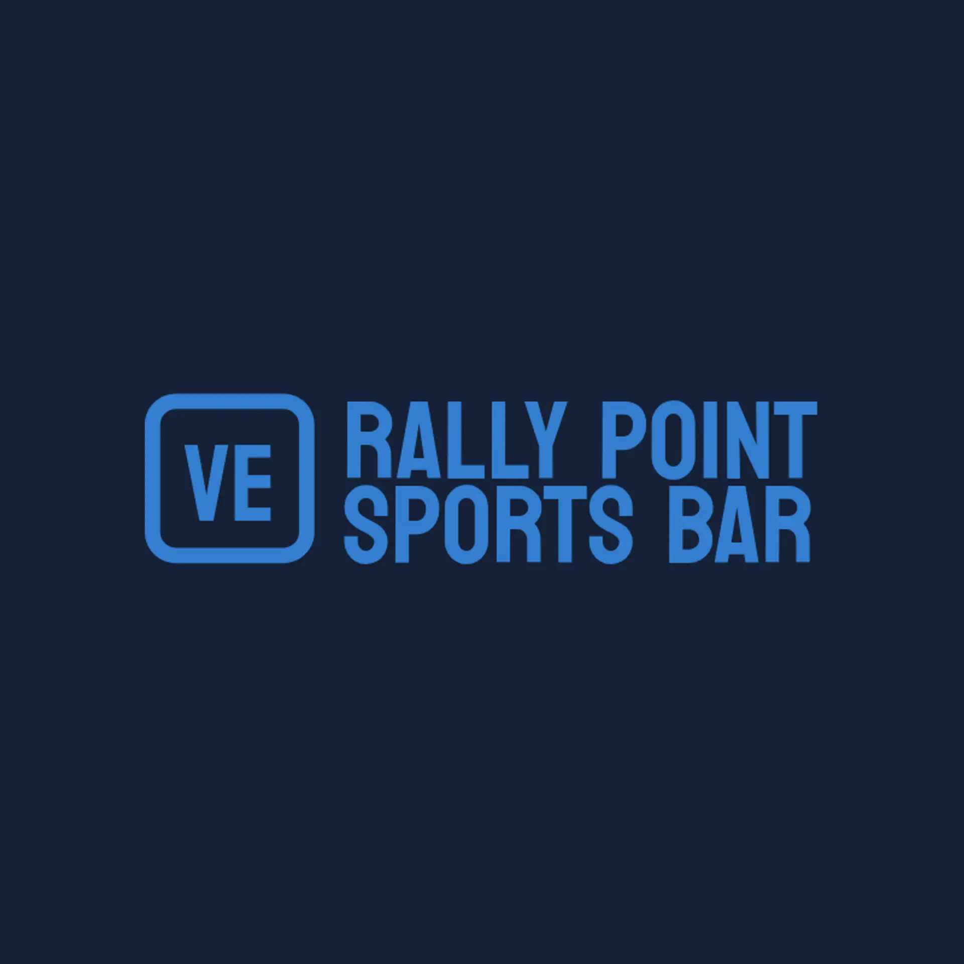 Rally Point Sports Bar logo for sports bar
