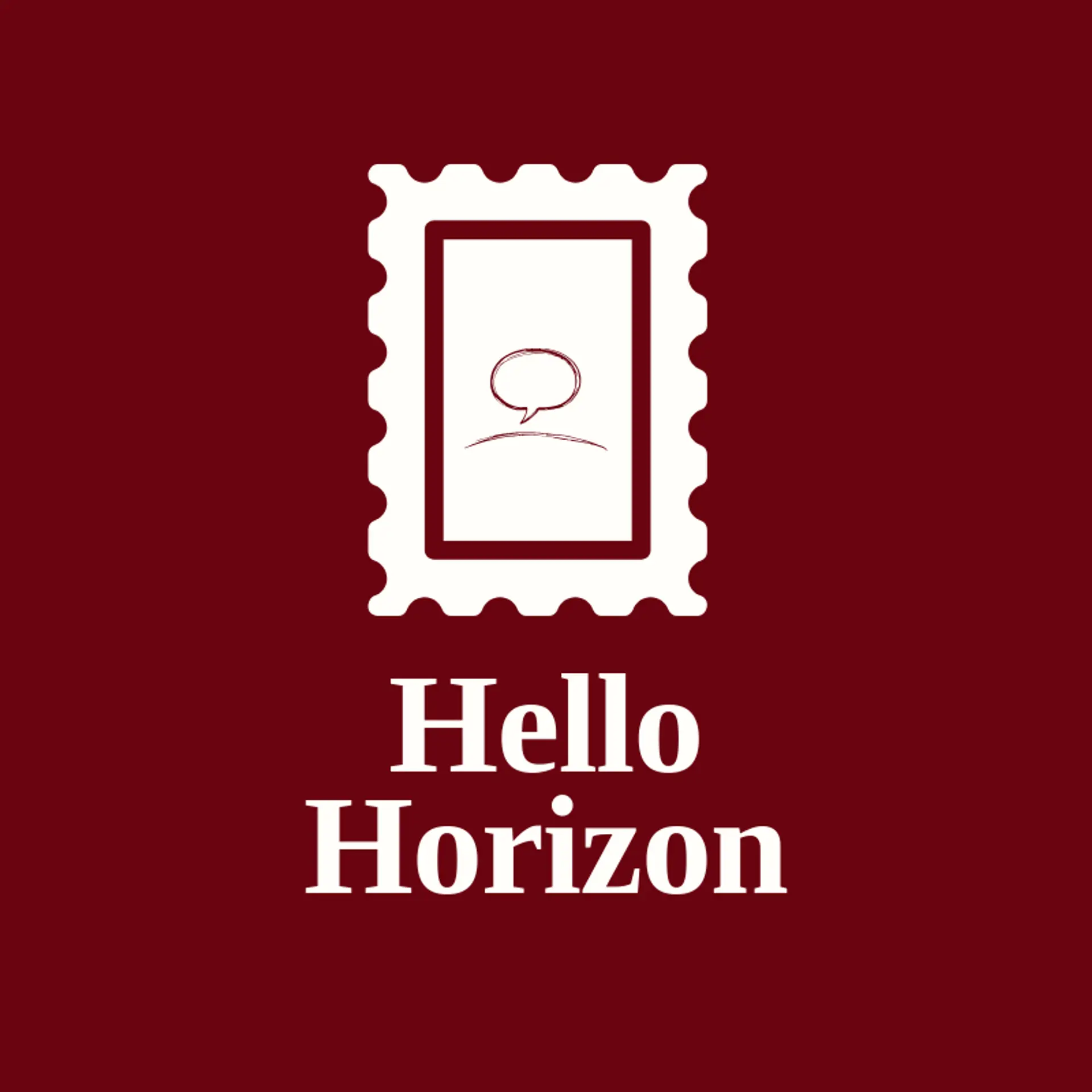 Hello Horizon logo for language