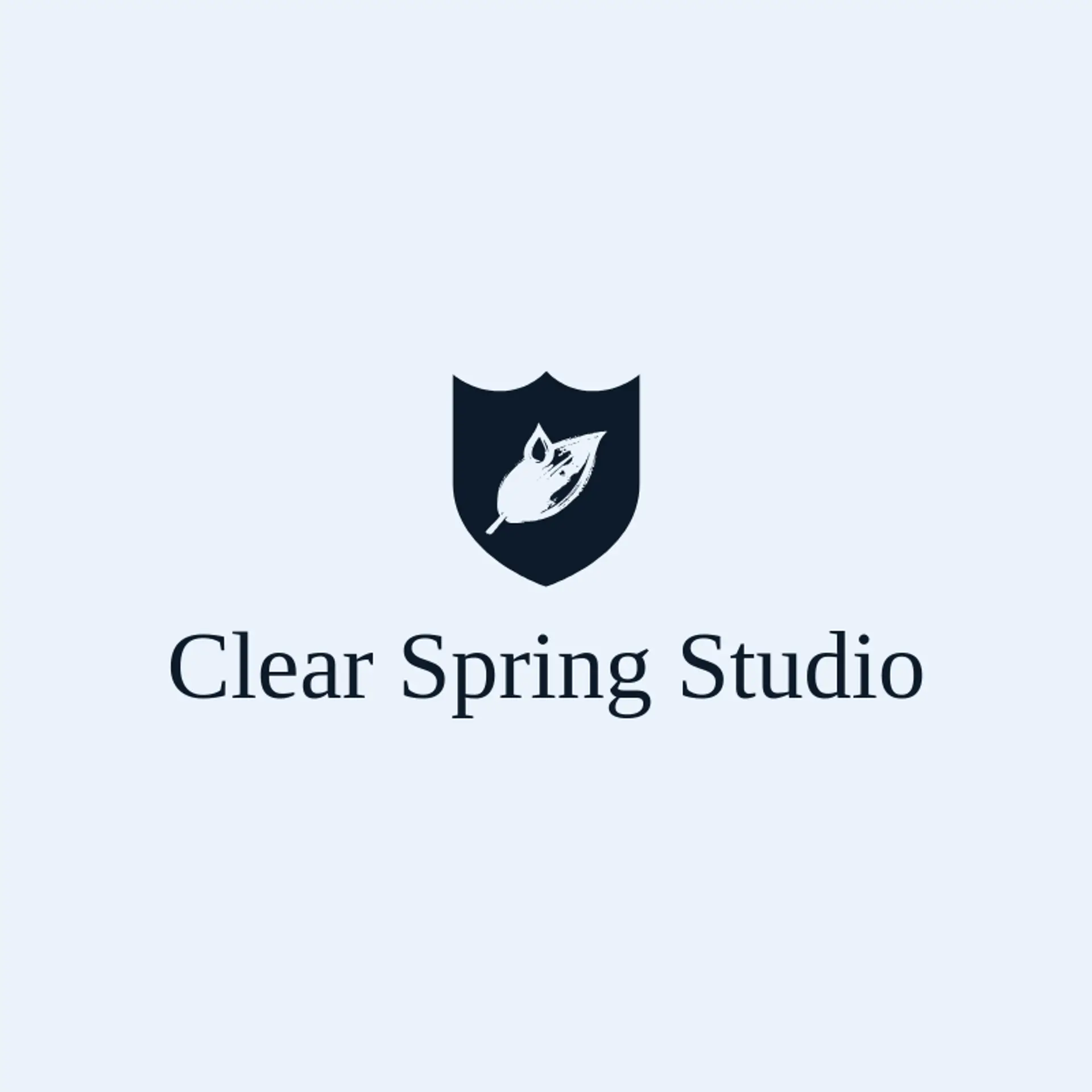 Clear Spring Studio logo for fresh