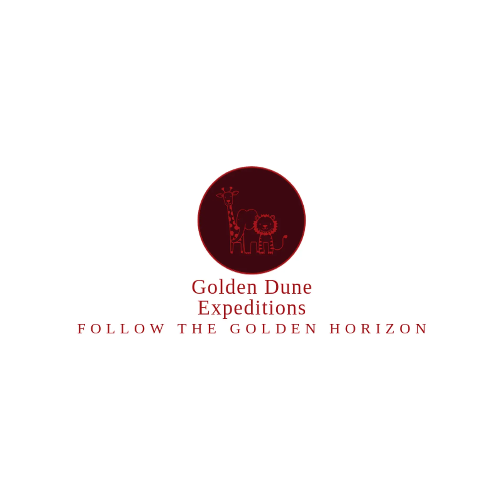 Golden Dune Expeditions logo for safari