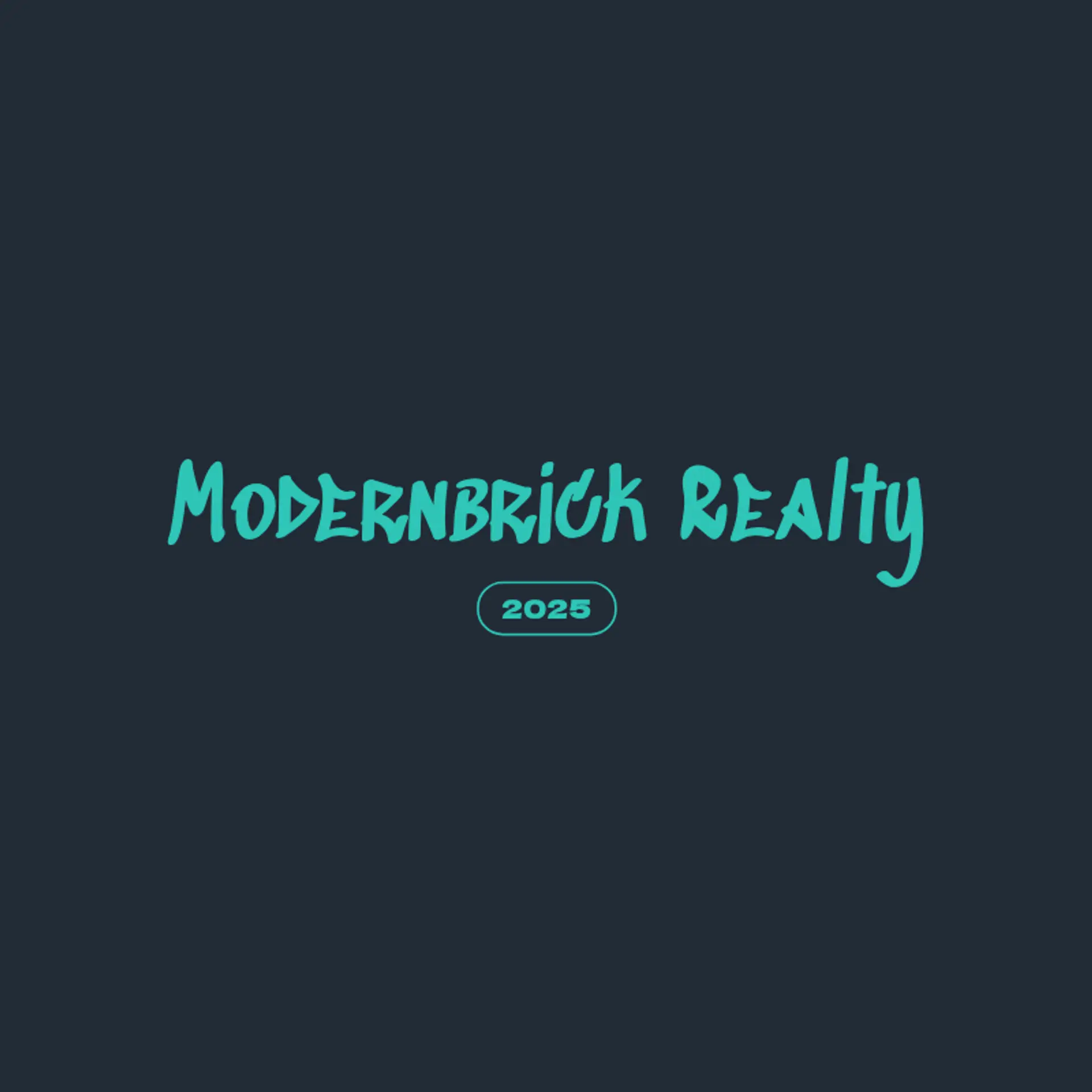 ModernBrick Realty logo for modern real estate