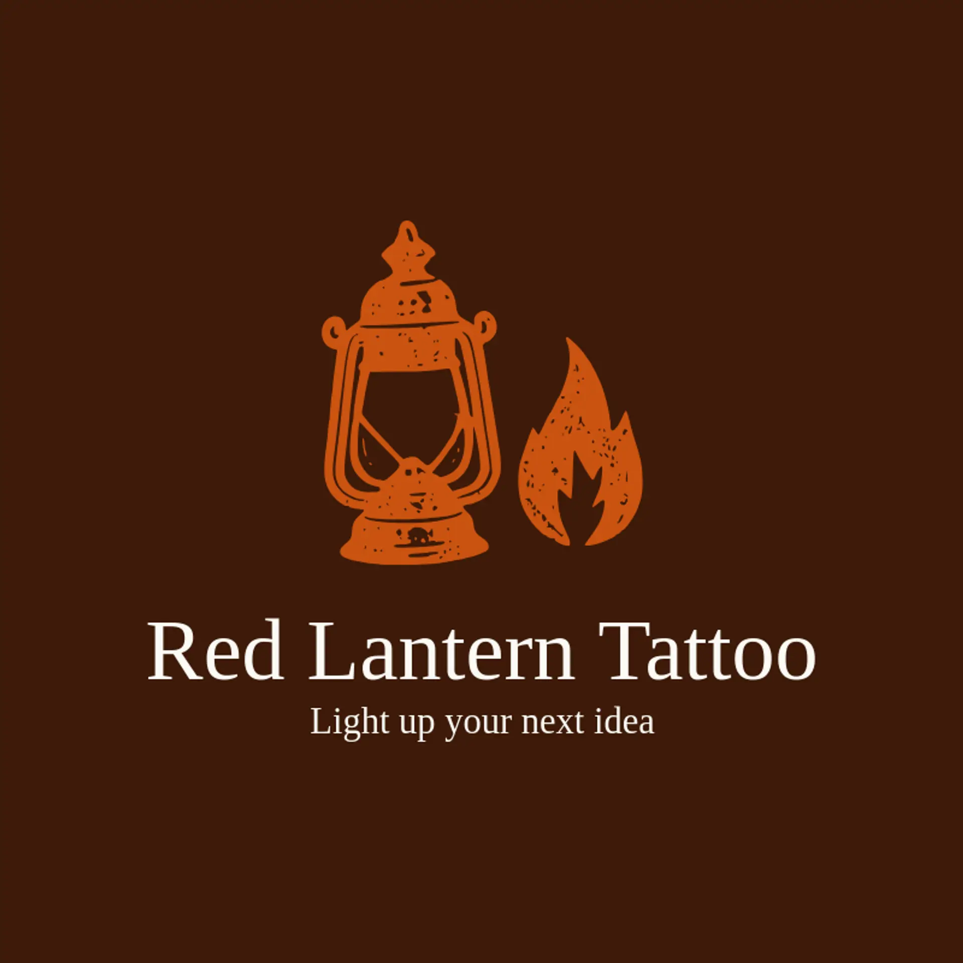 Red Lantern Tattoo logo for tattoo shop