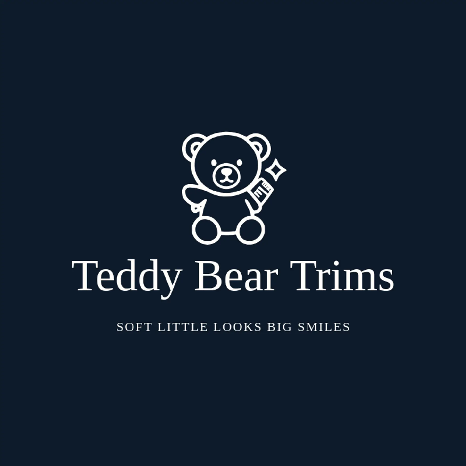 Teddy Bear Trims logo for dog grooming