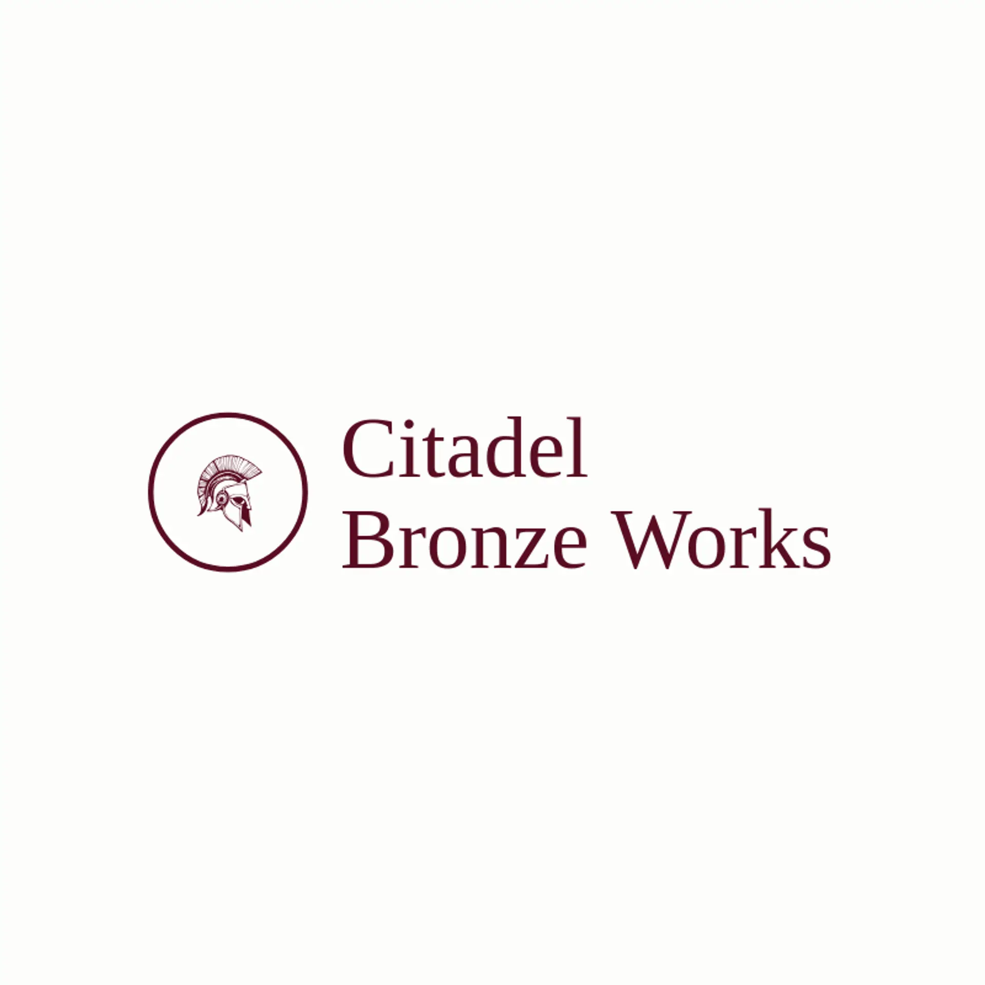 Citadel Bronze Works logo for trojan