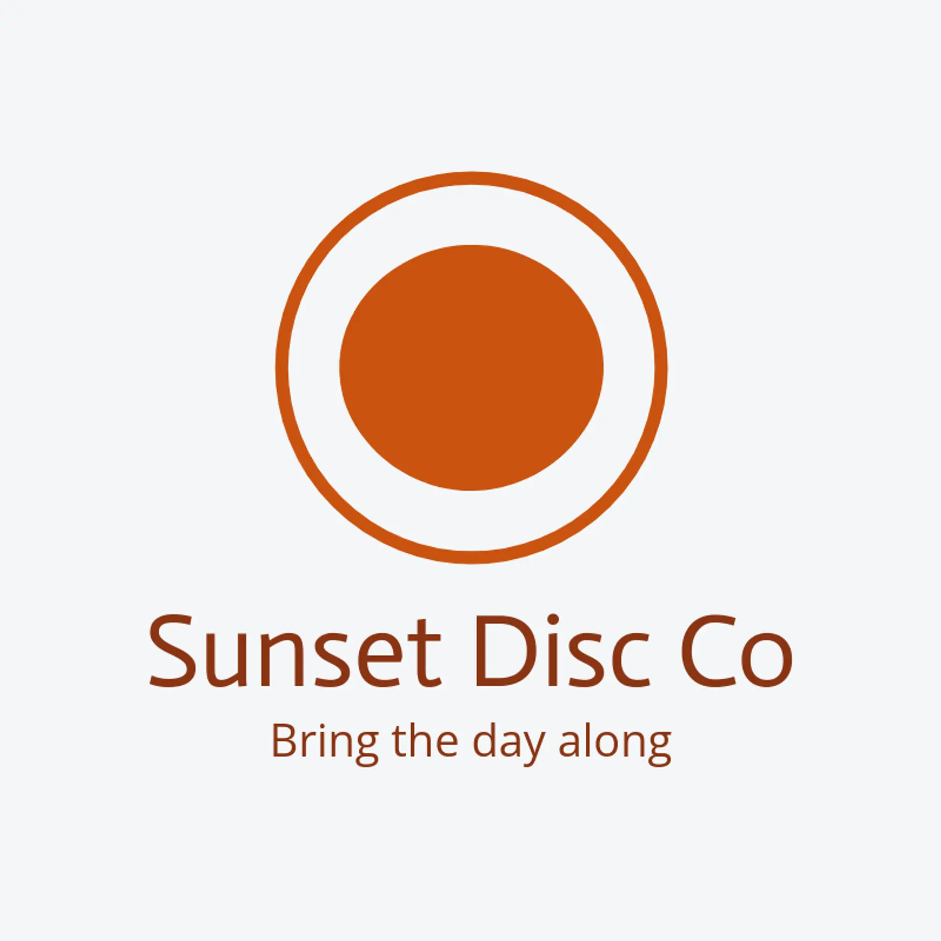Sunset Disc Co logo for disc