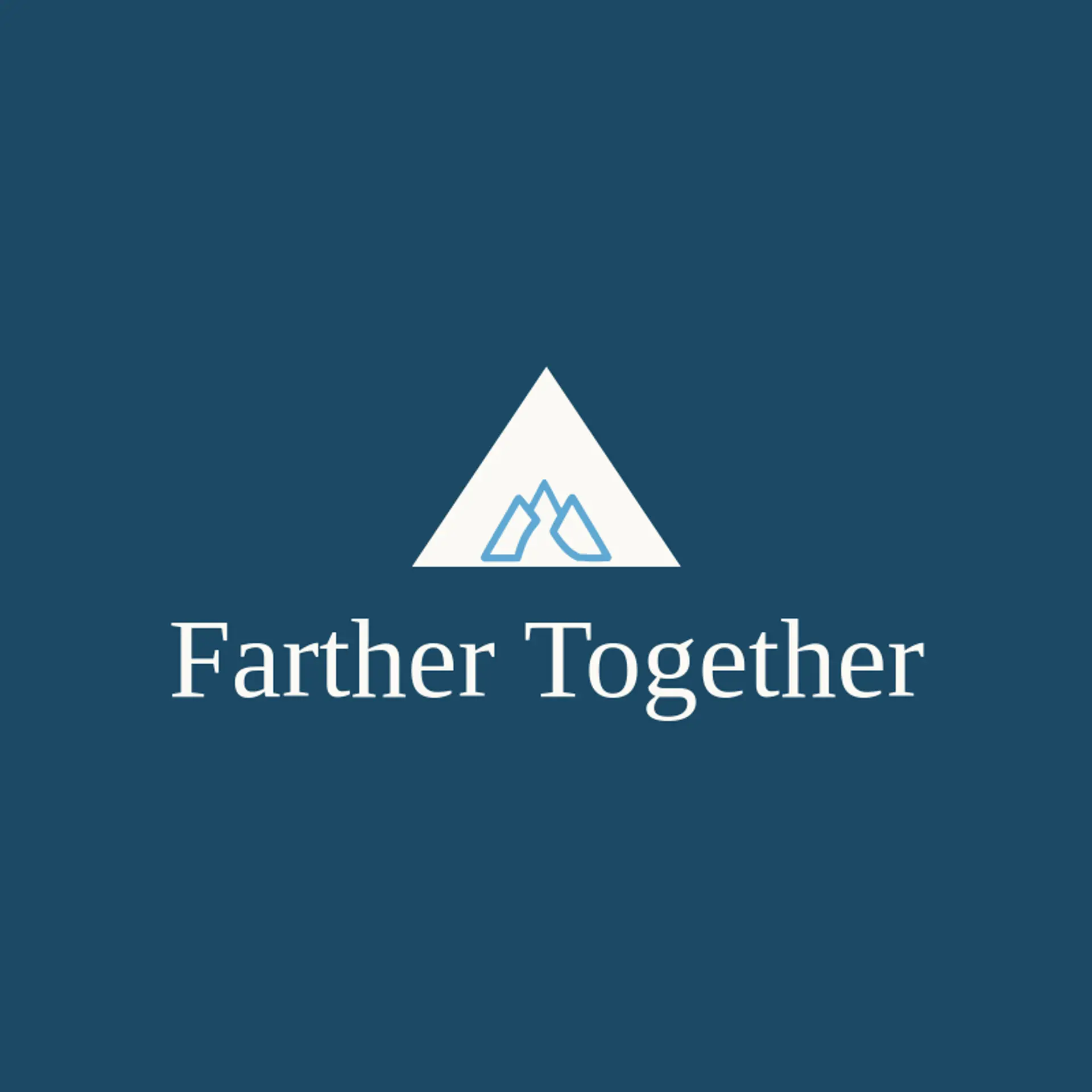 Farther Together logo for road trip